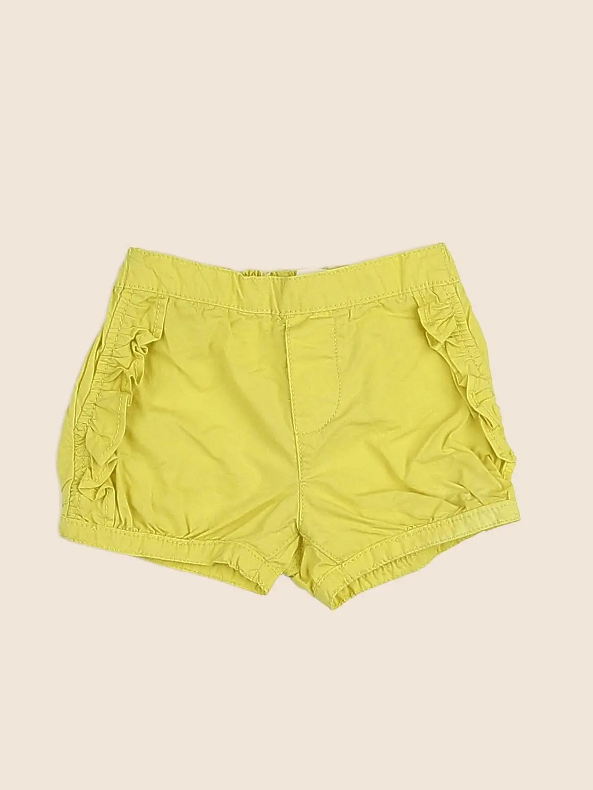 Vertbaudet - short jaune - 9 mois