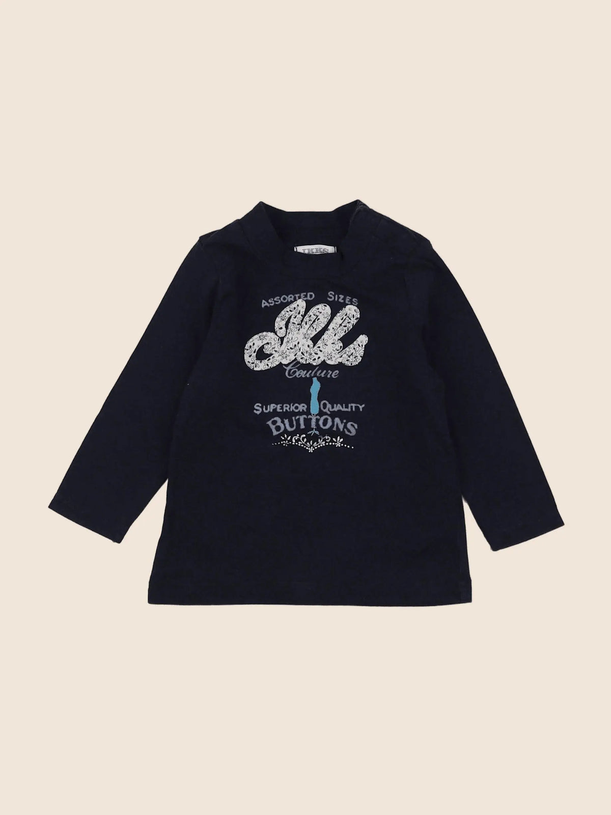IKKS - tee-shirt bleu - 6 mois