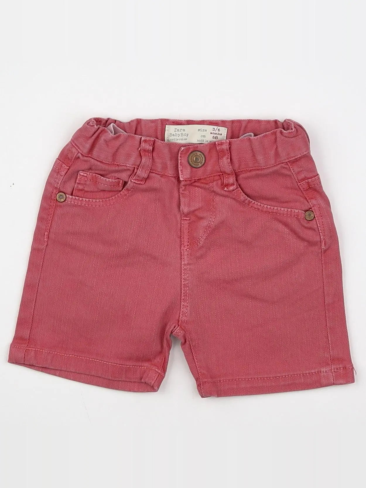 Zara - short rose - 3/6 mois