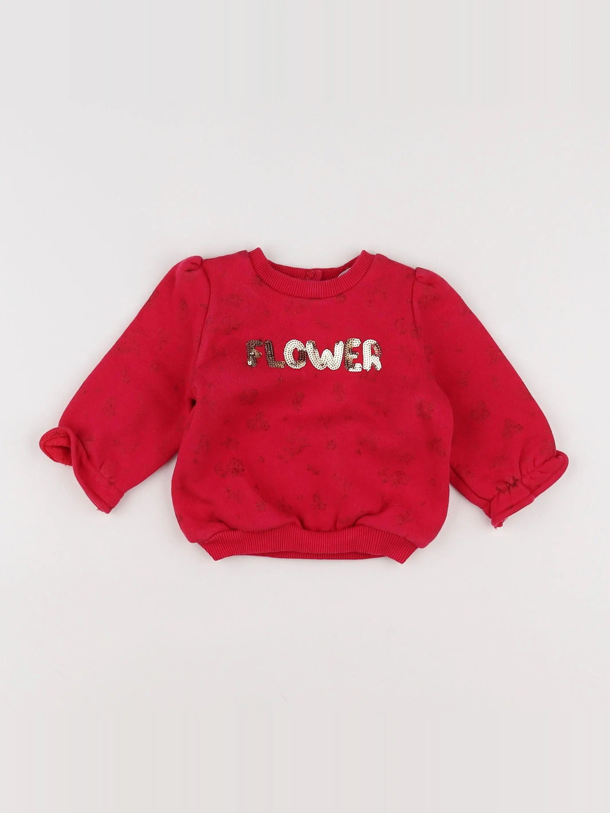 Tape à l'oeil - sweat rose, or - 6 mois