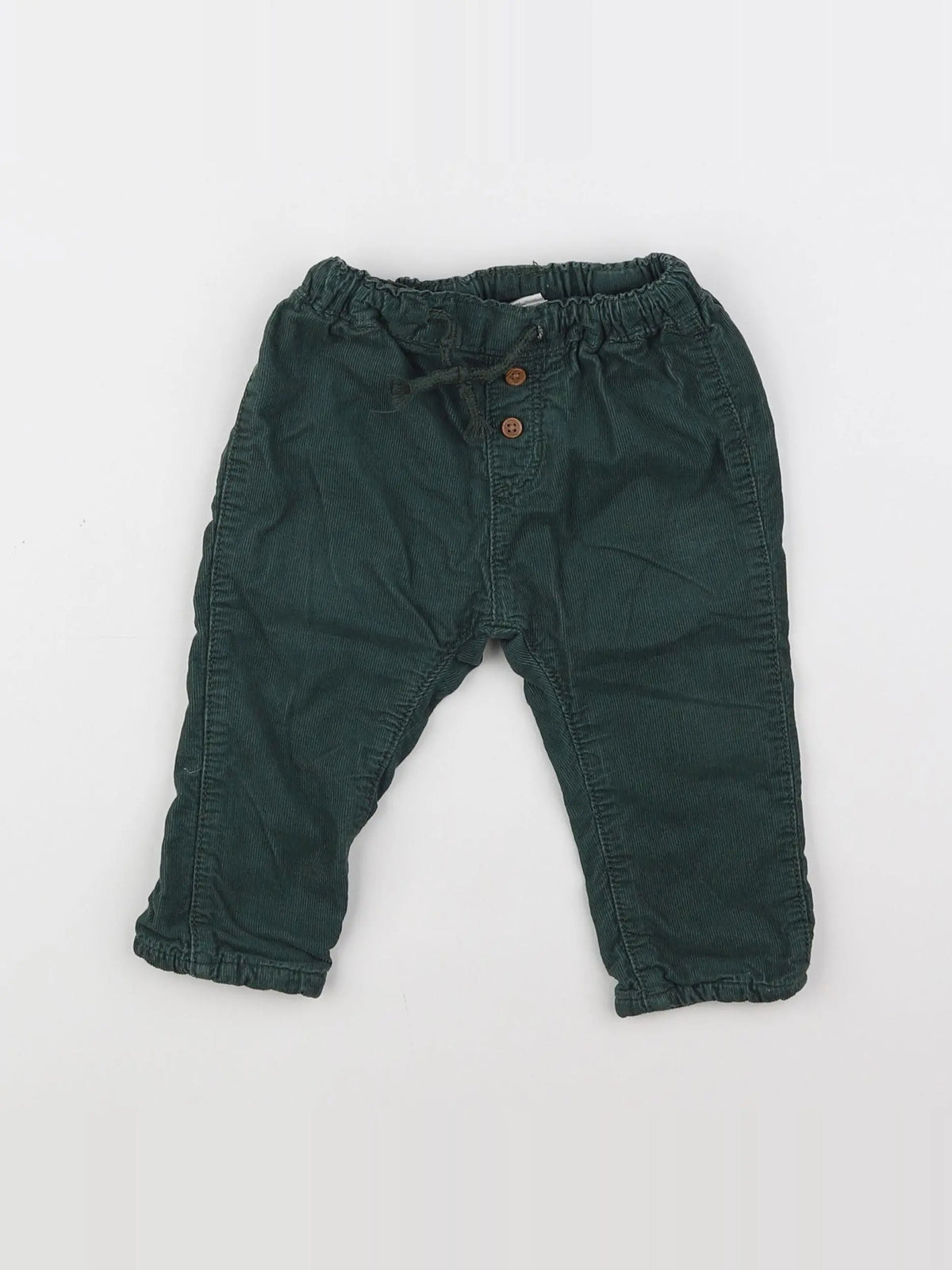 H&M - pantalon vert - 6 mois