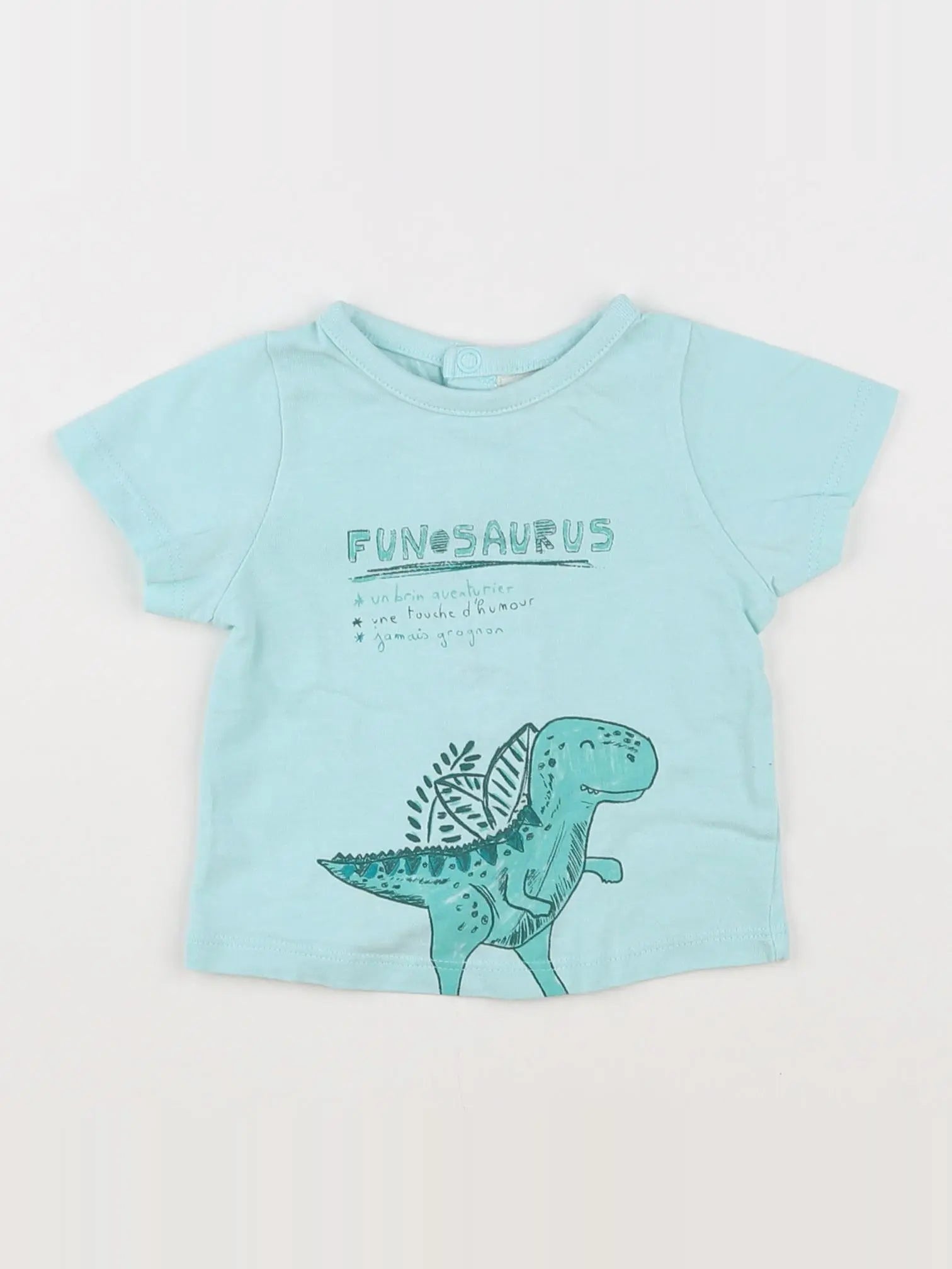 Tape à l'oeil - tee-shirt bleu - 3 mois