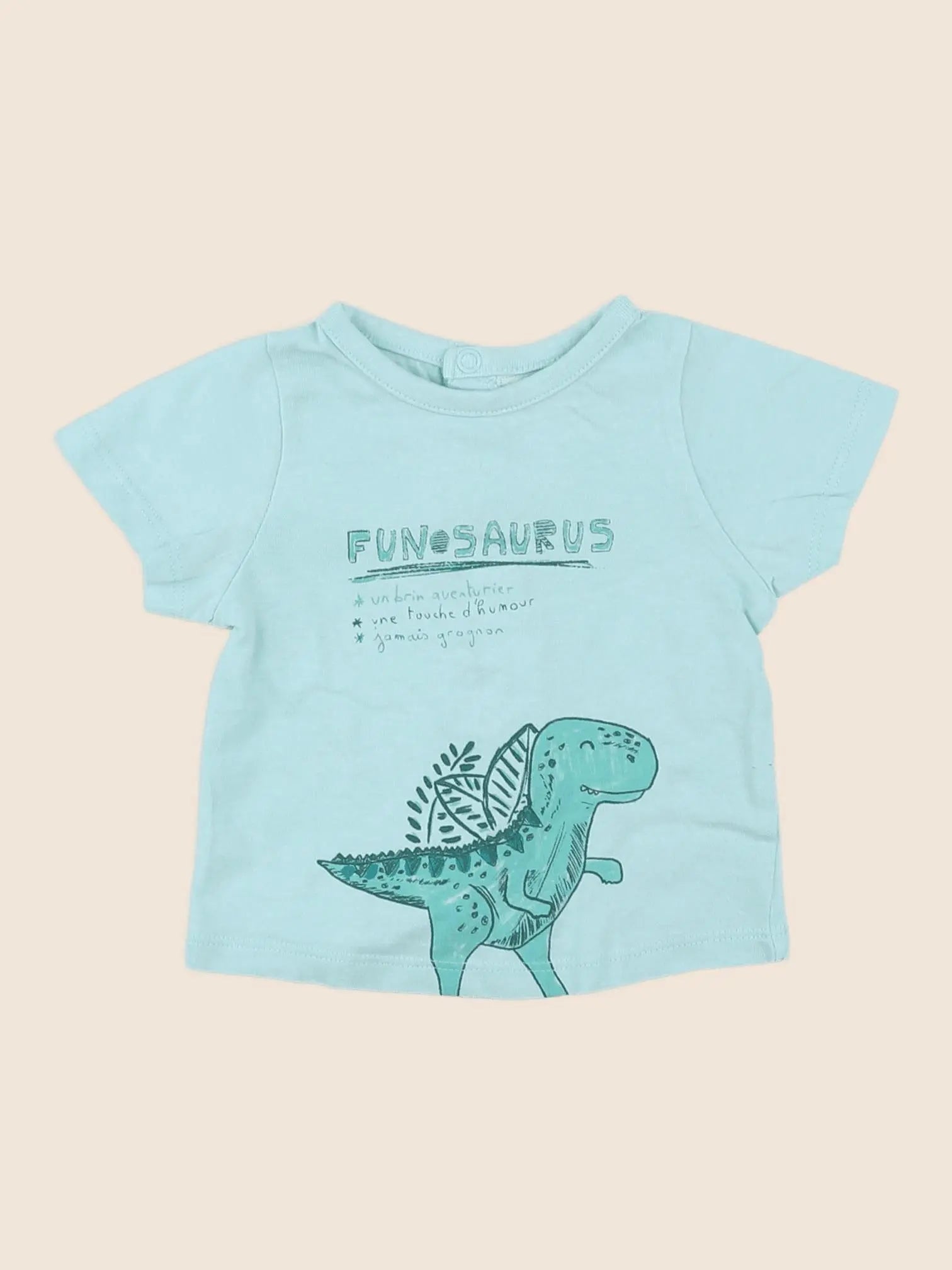 Tape à l'oeil - tee-shirt bleu - 3 mois