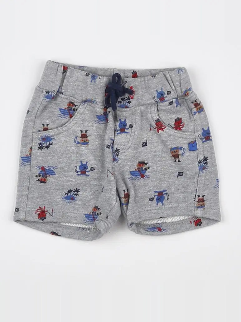 Absorba - short gris, bleu - 3 mois