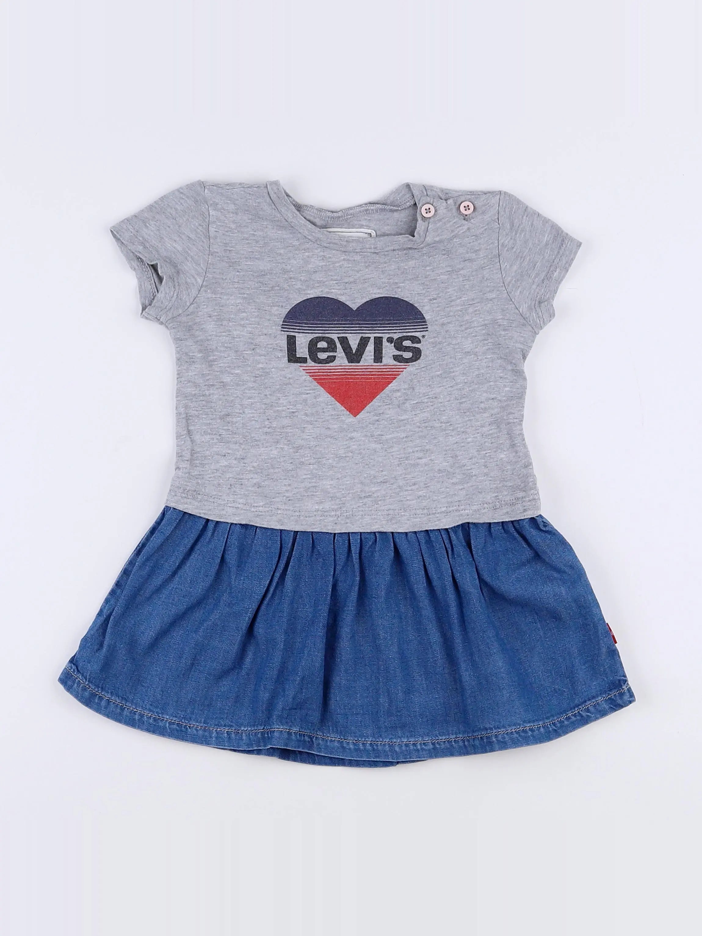 Levi's - robe gris - 12 mois