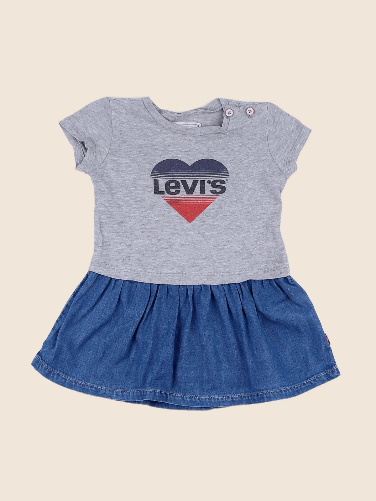 Levi's - robe gris - 12 mois