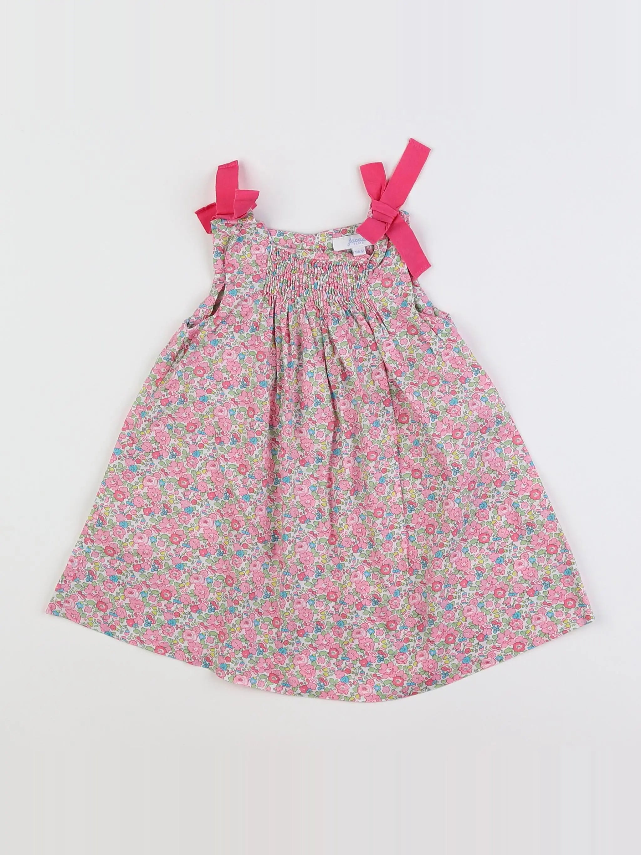Jacadi - robe liberty multicolore - 6 mois