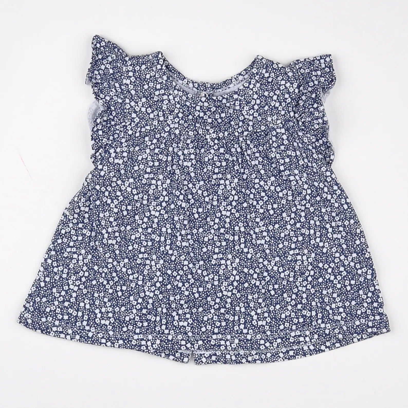 Vertbaudet - tee-shirt bleu - 12 mois