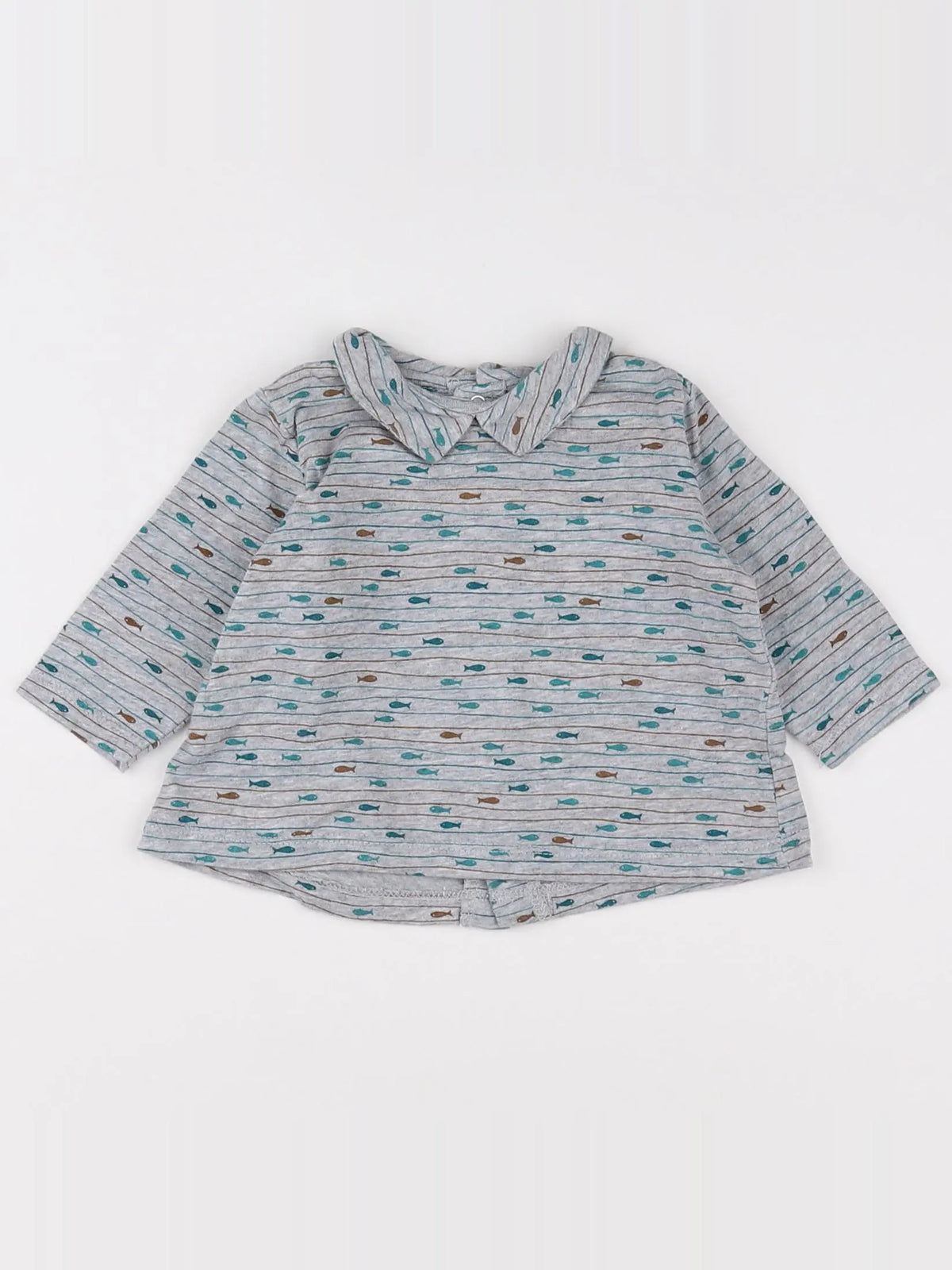 Boutchou - tee-shirt gris - 3 mois