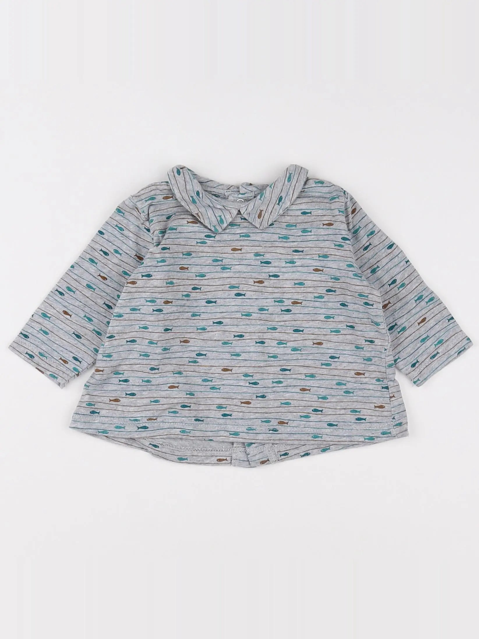 Boutchou - tee-shirt gris - 3 mois