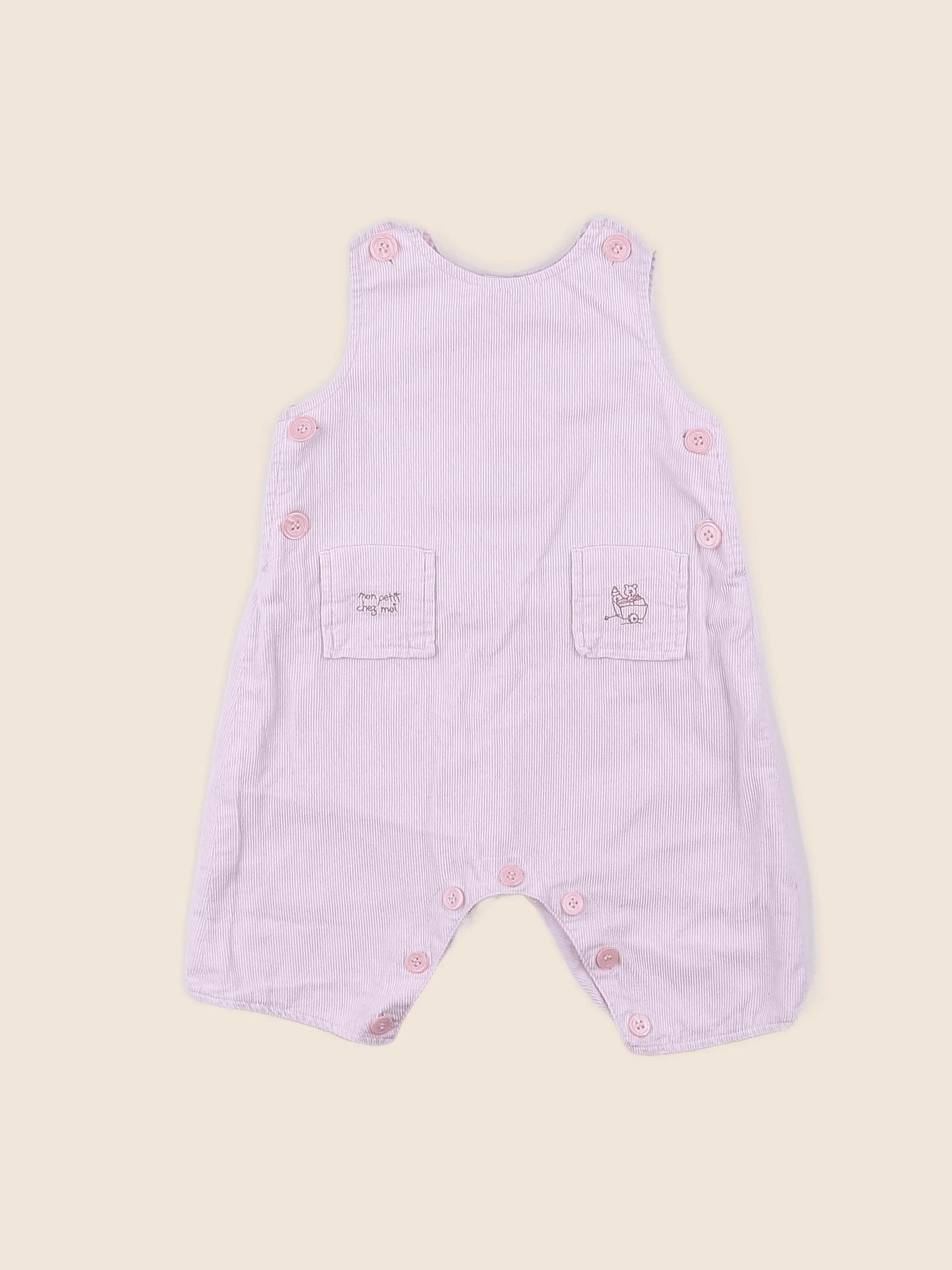 Petit Bateau - combinaison rose - 3 mois