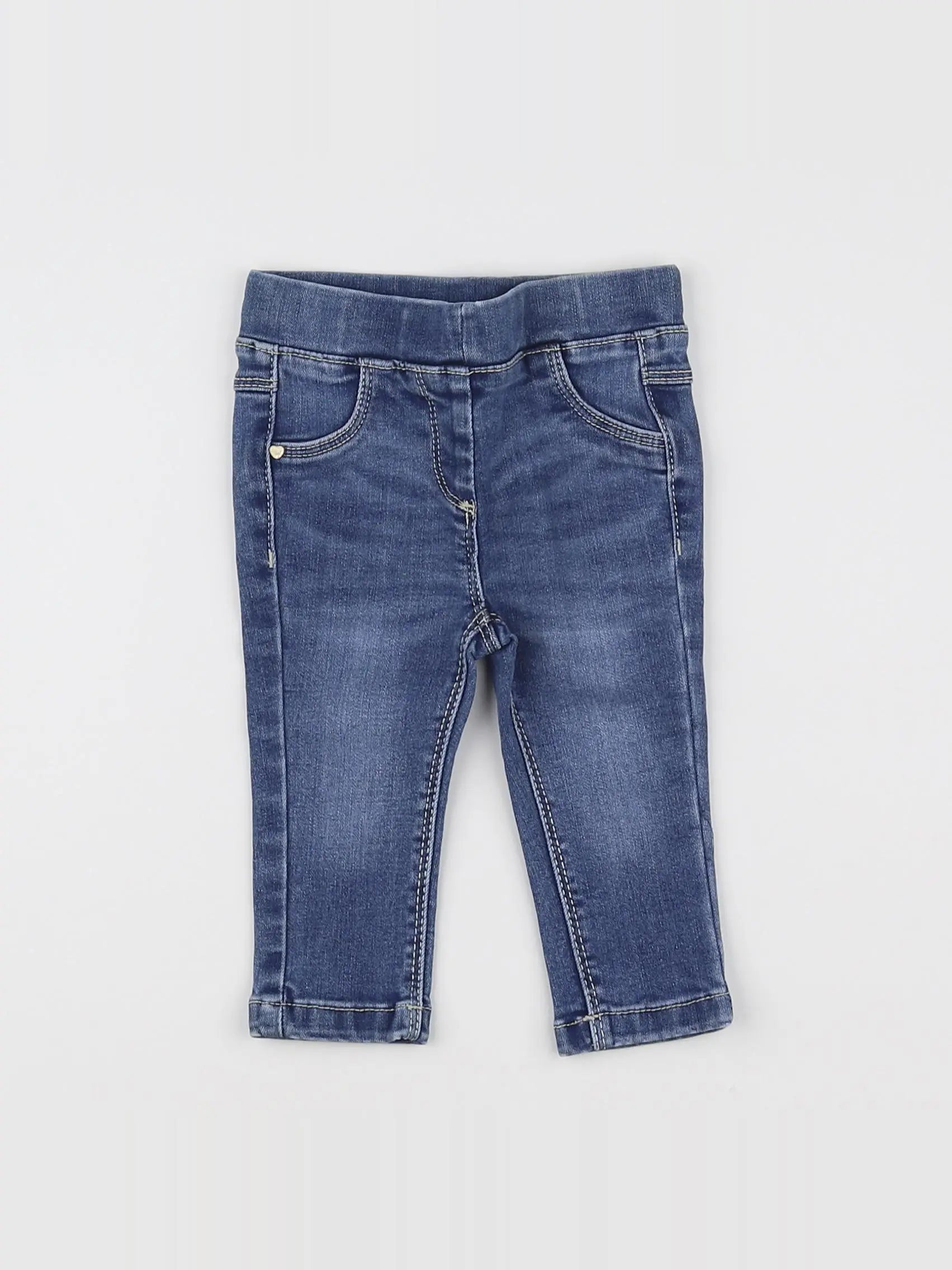 Tape à l'oeil - jegging bleu - 6 mois