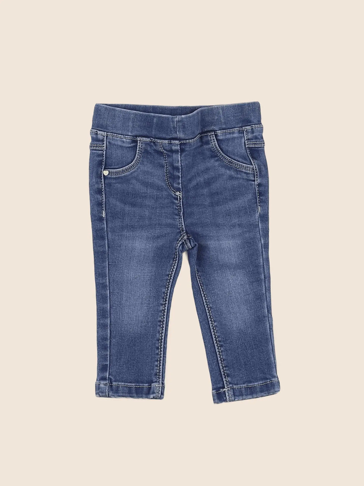 Tape à l'oeil - jegging bleu - 6 mois