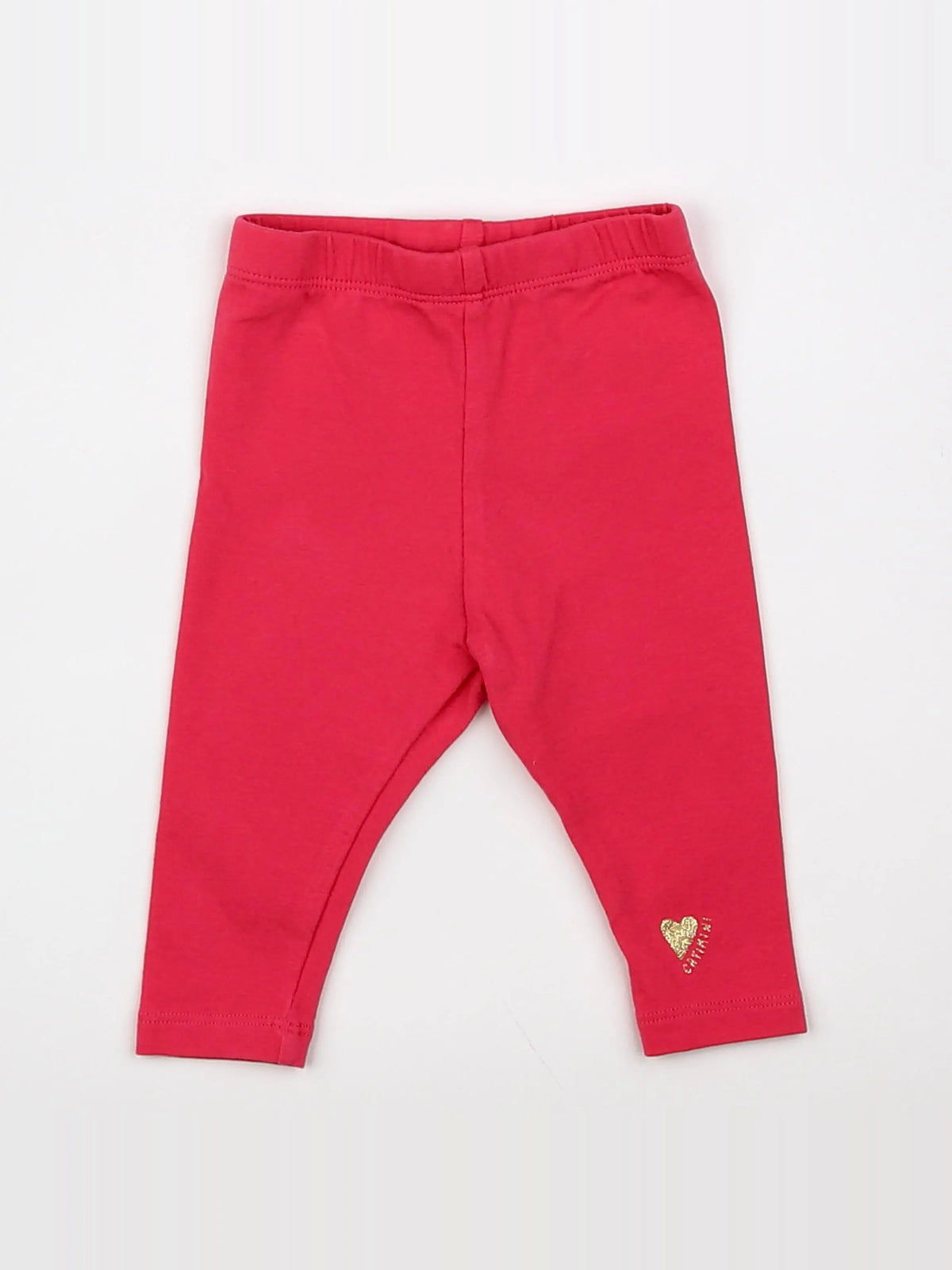 Catimini - legging rose, or - 3 mois