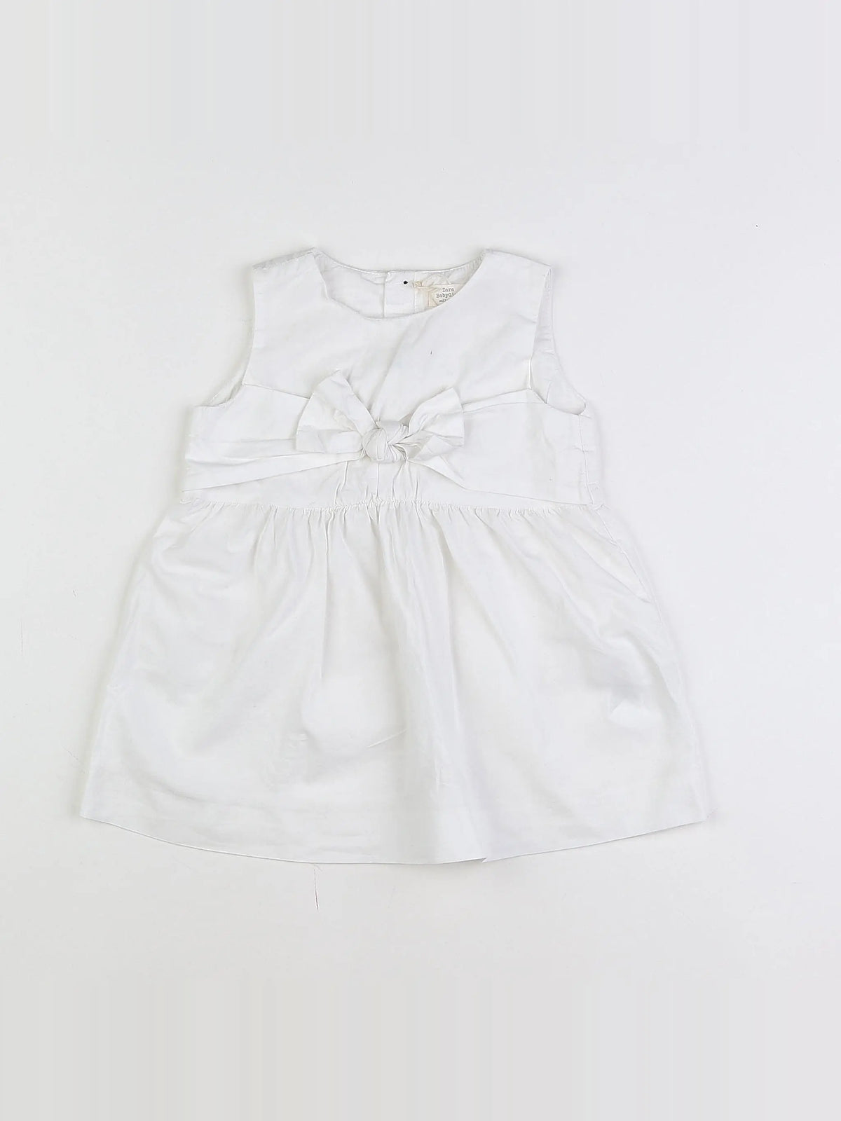 Zara - robe blanc - 18 mois à 2 ans