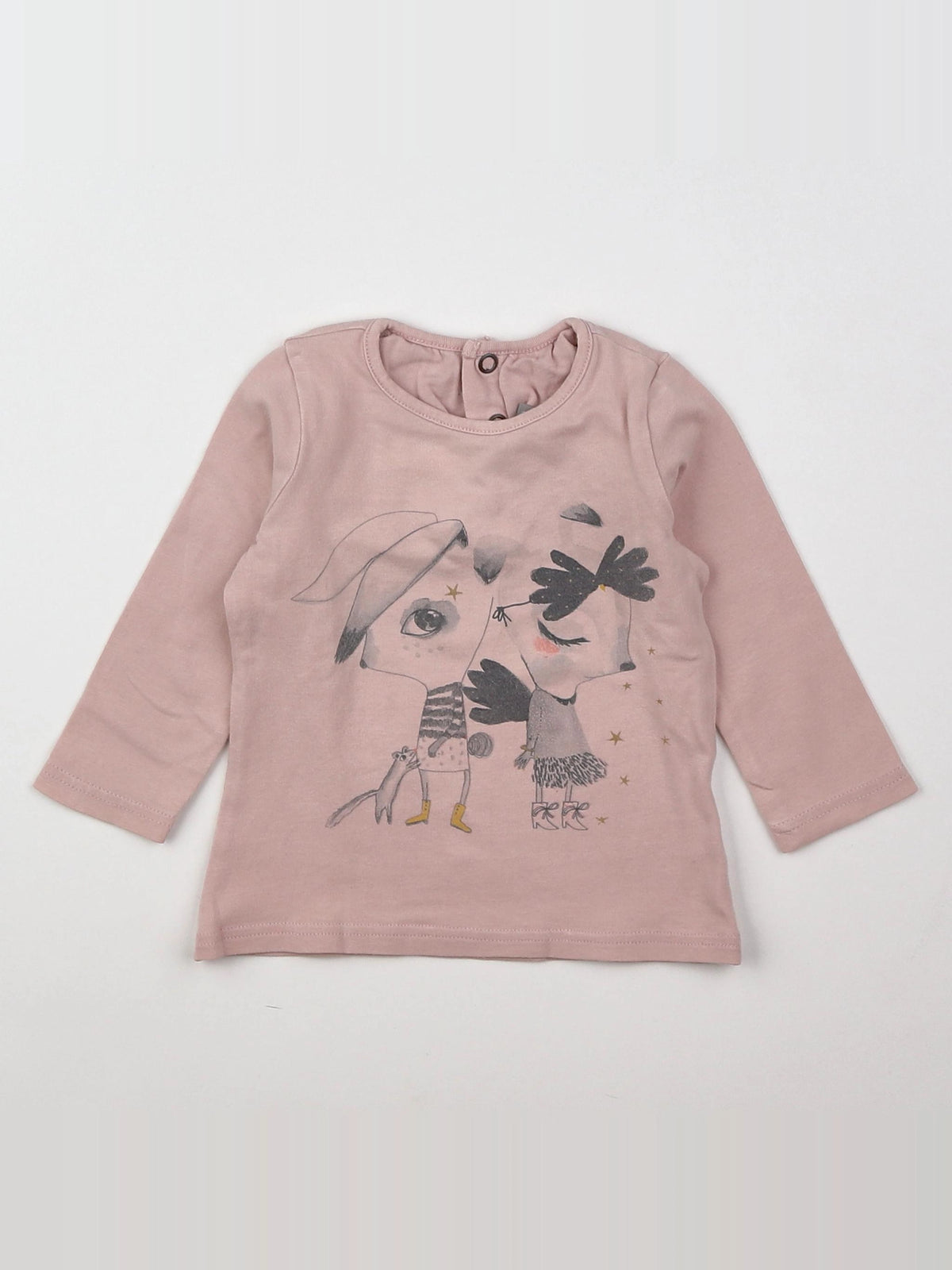 Catimini - tee-shirt rose - 9 mois