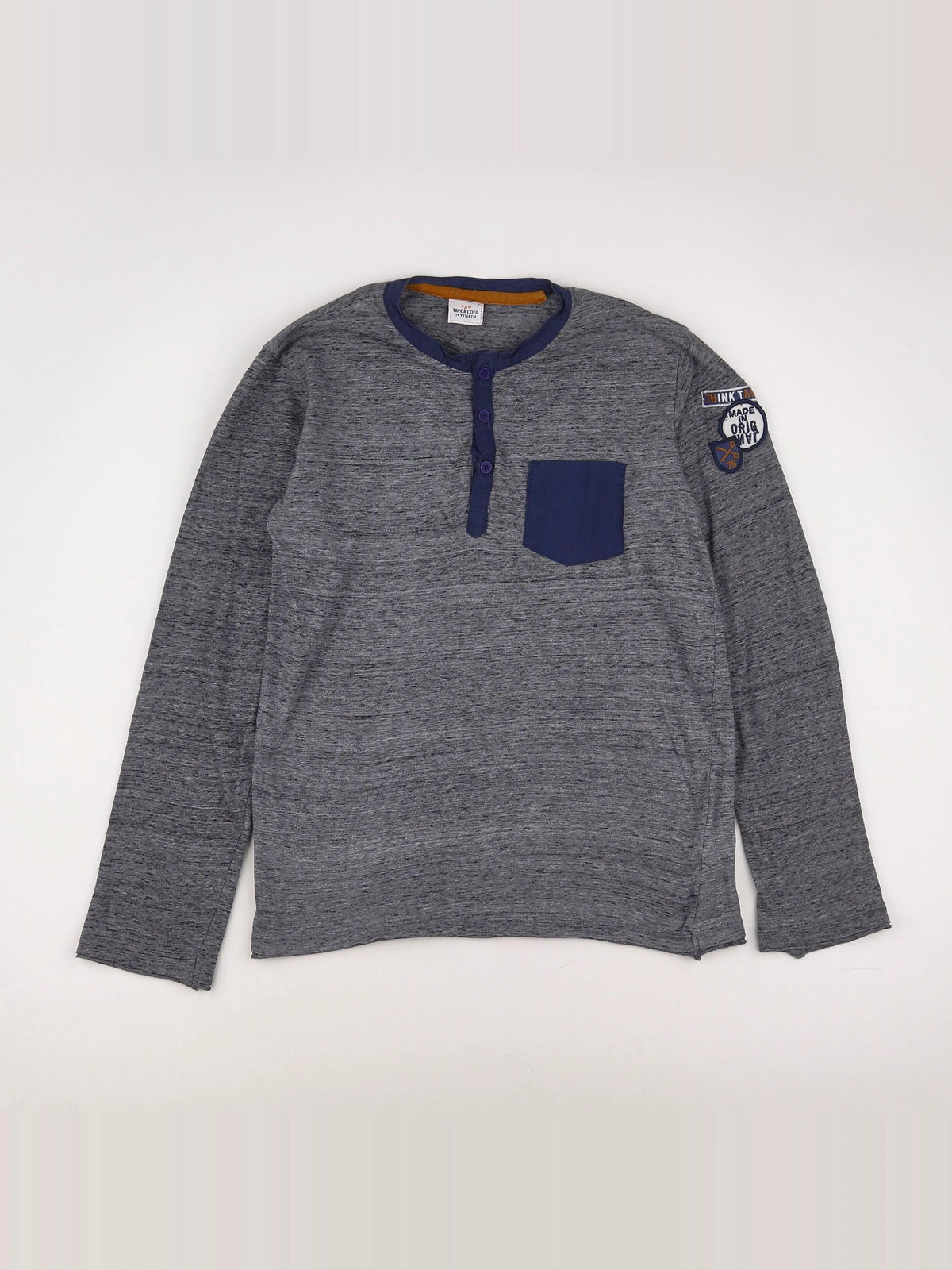 Tape à l'oeil - tee-shirt bleu - 14 ans