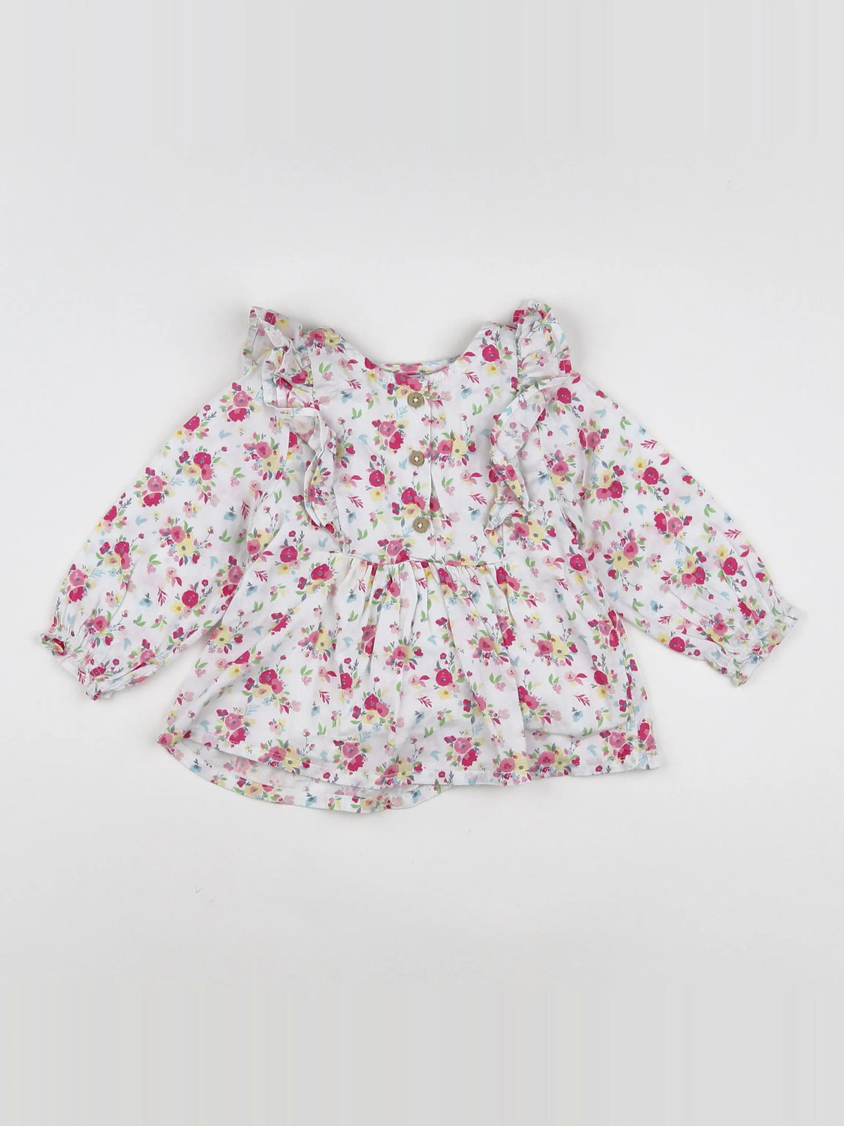 Tape à l'oeil - blouse blanc - 12 mois