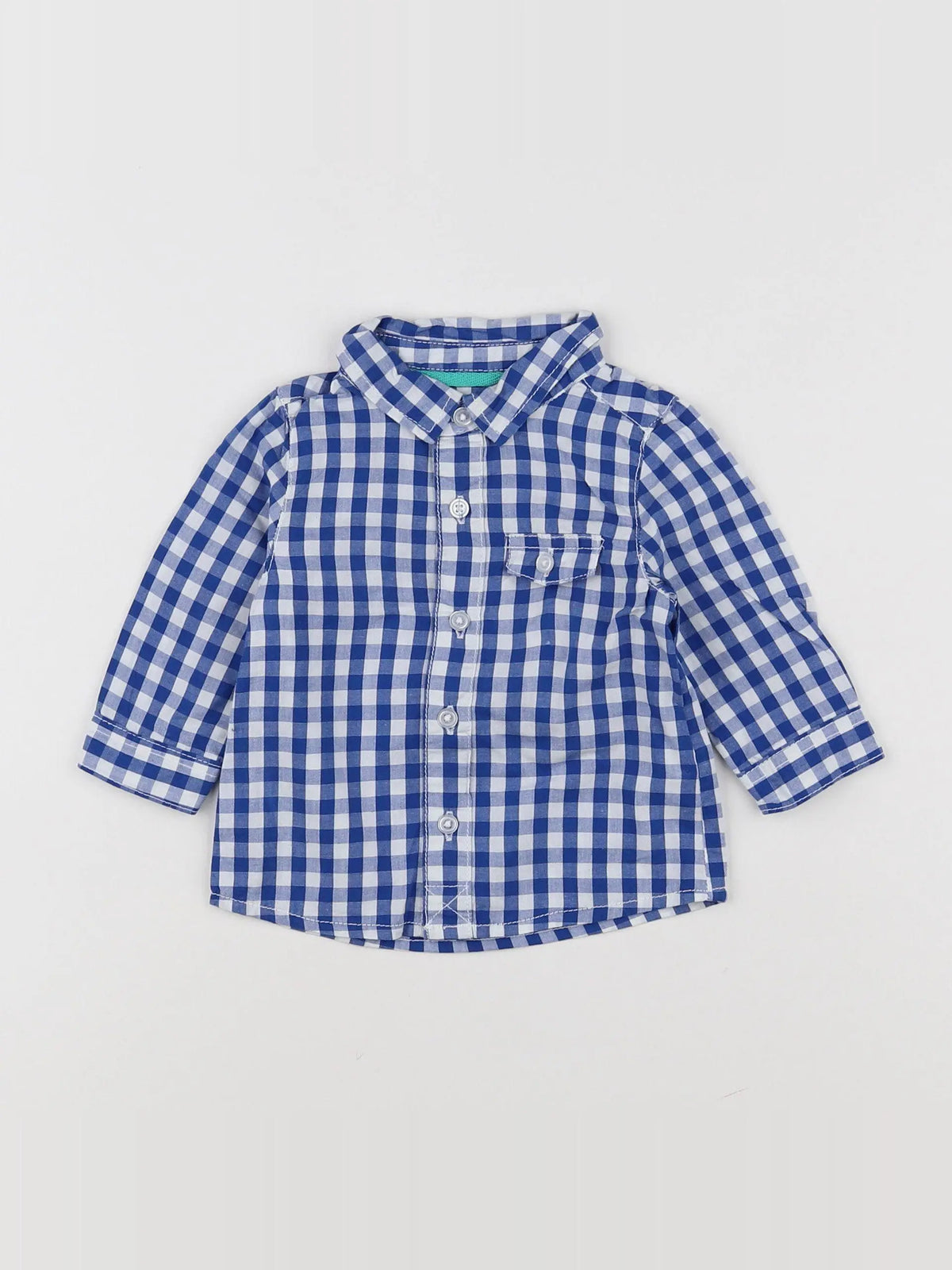Tape à l'oeil - chemise bleu - 6 mois