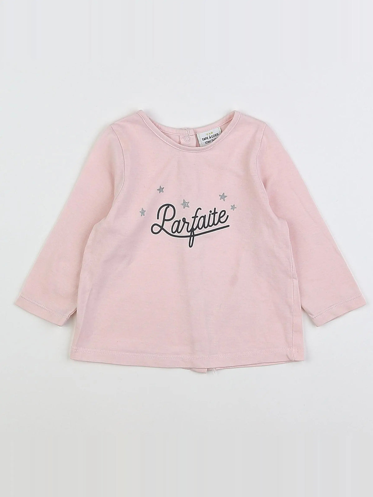 Tape à l'oeil - tee-shirt rose - 12 mois