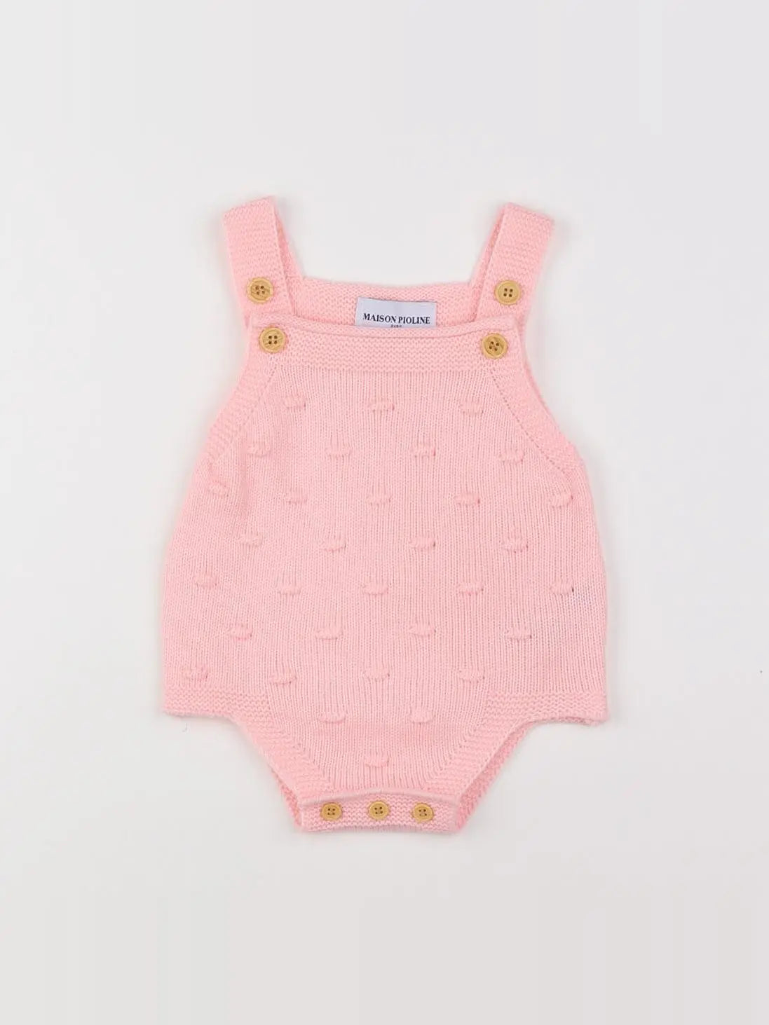 Maison Pioline - combinaison rose - 3 mois