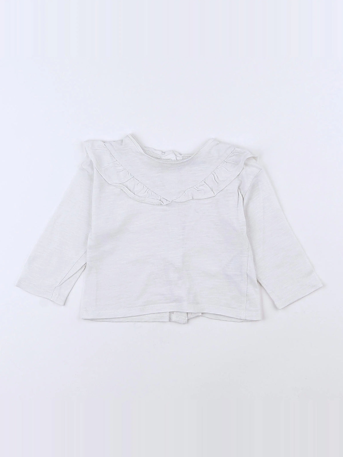 Vertbaudet - tee-shirt blanc - 9 mois