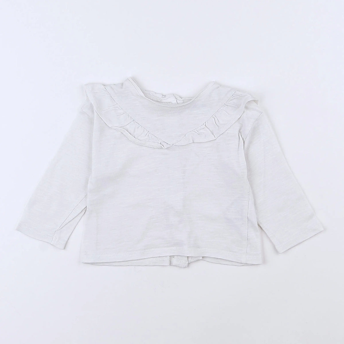 Vertbaudet - tee-shirt blanc - 9 mois