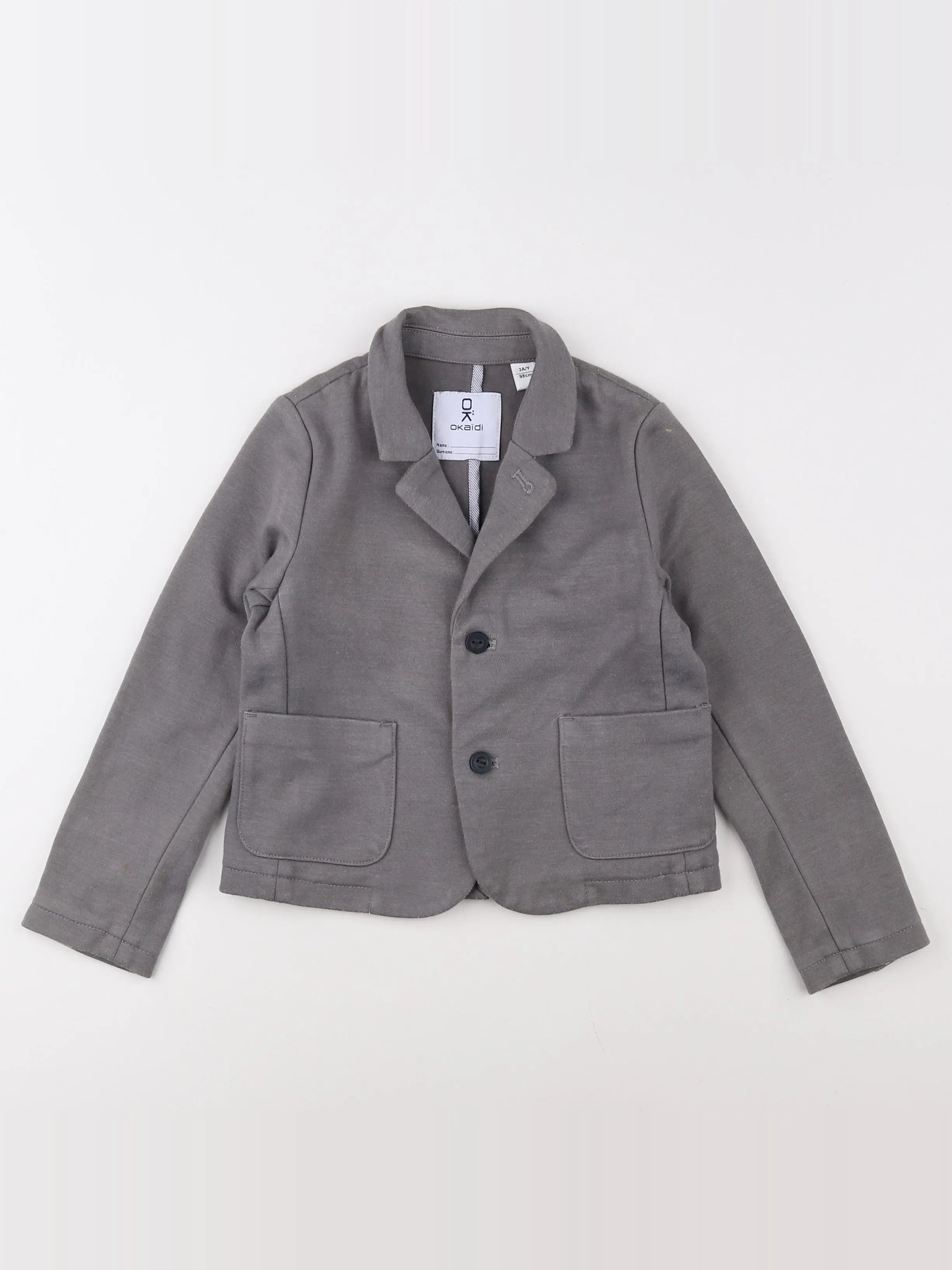 Okaidi - veste taupe - 3 ans
