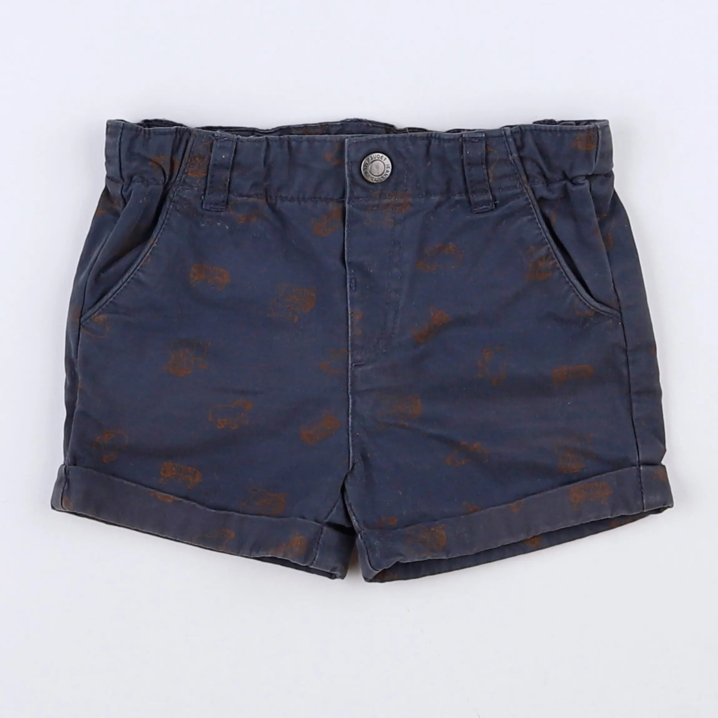 Vertbaudet - short gris - 12 mois