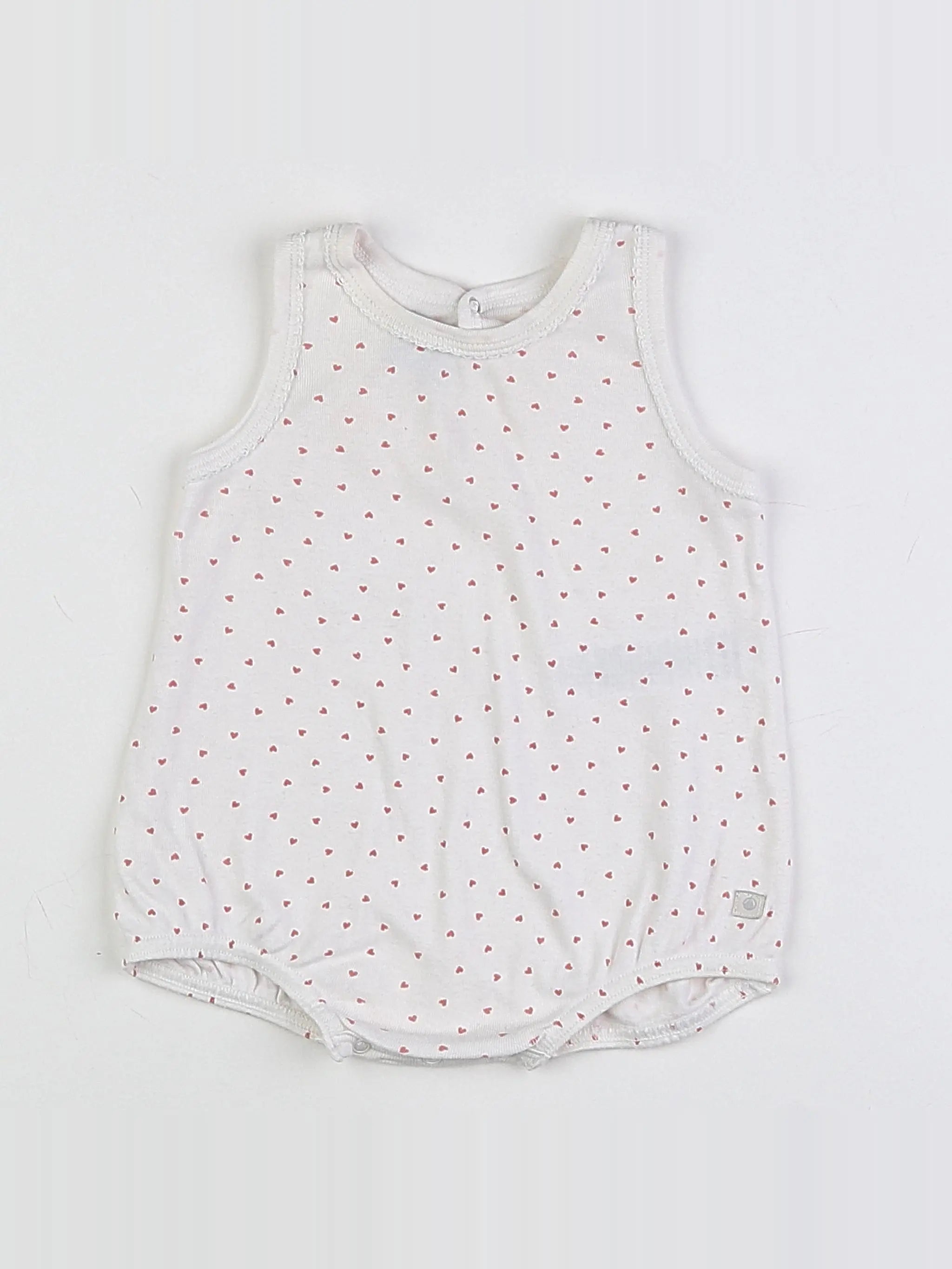 Petit Bateau - combinaison blanc - 3 mois