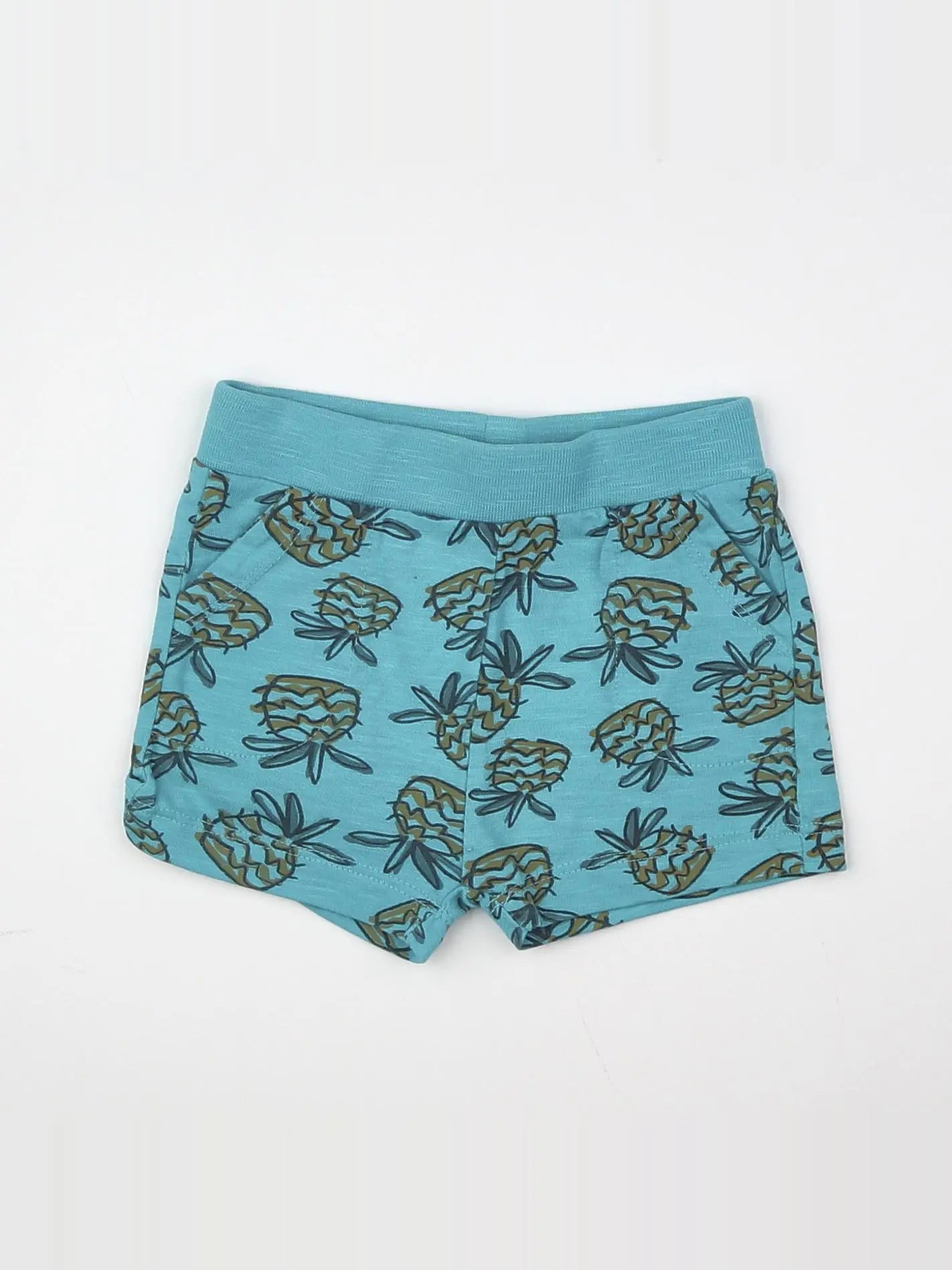 Zara - short bleu - 3/6 mois