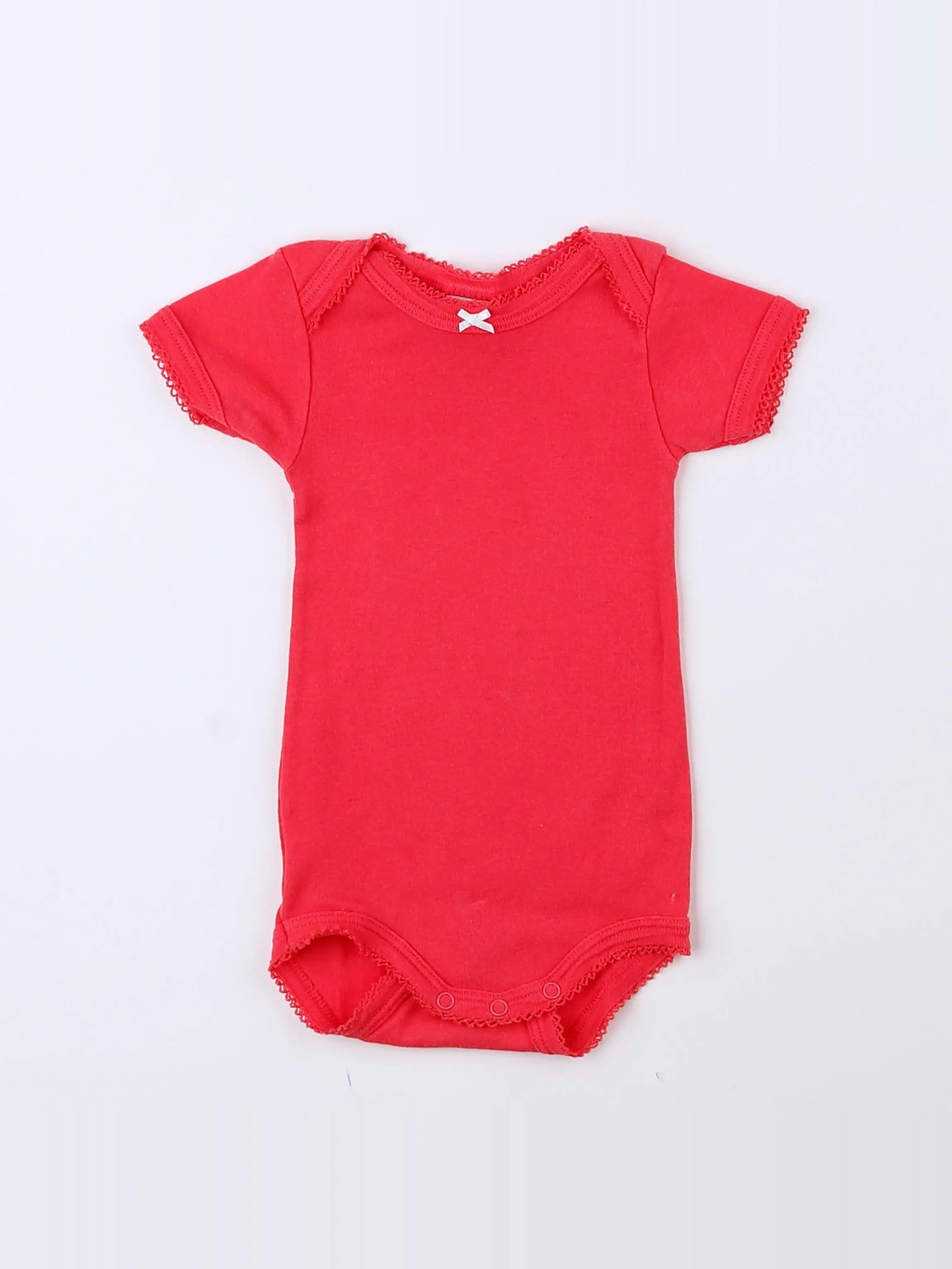 Petit Bateau - body rose - 3 mois