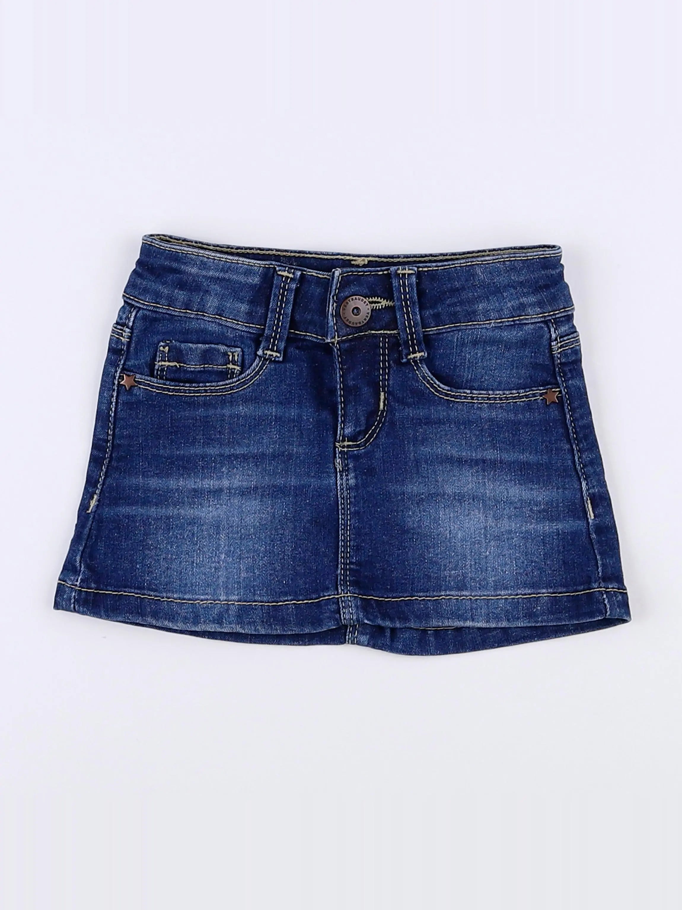 Vertbaudet - jupe bleu - 2 ans