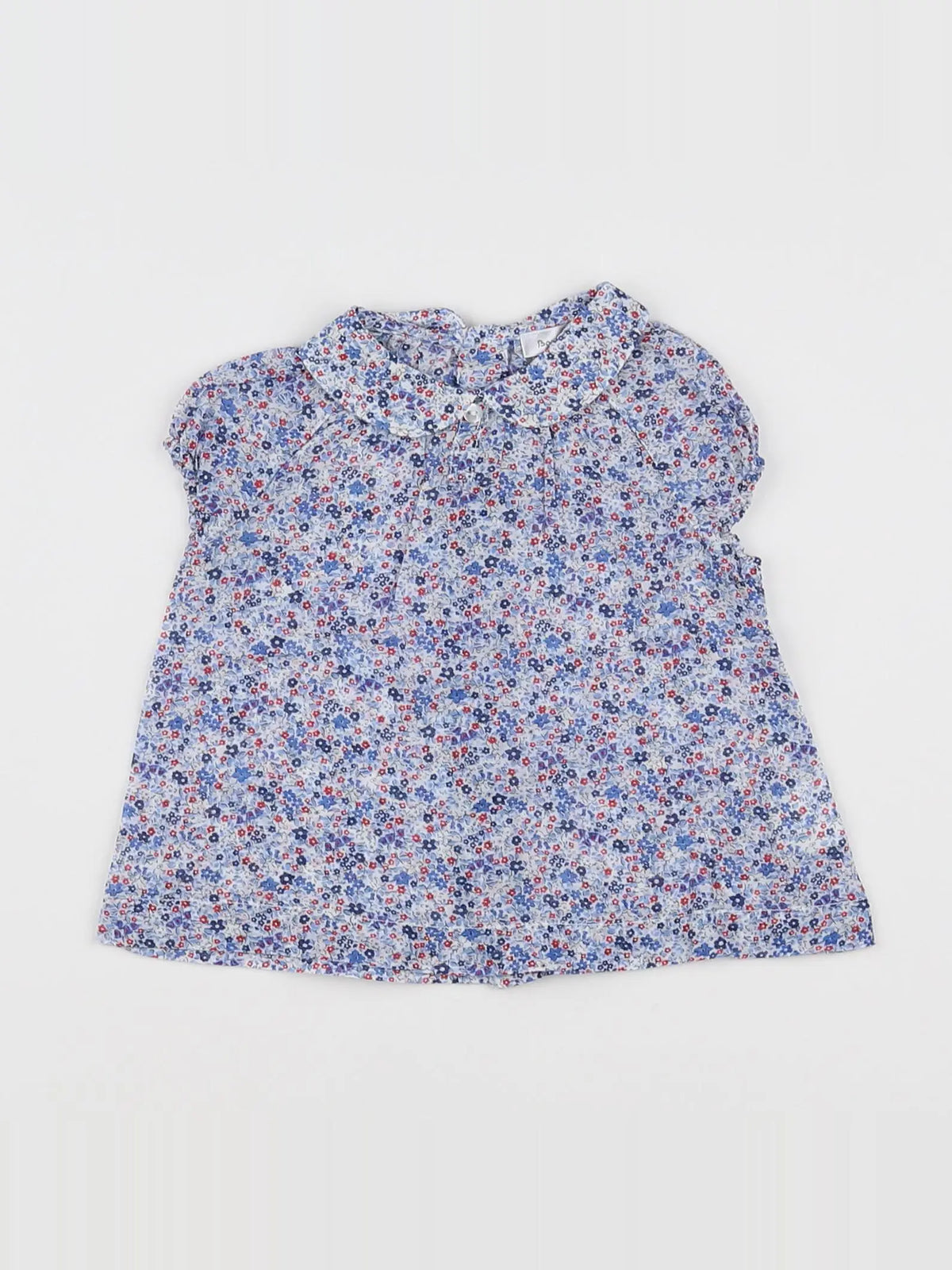 Boutchou - blouse multicolore - 6 mois