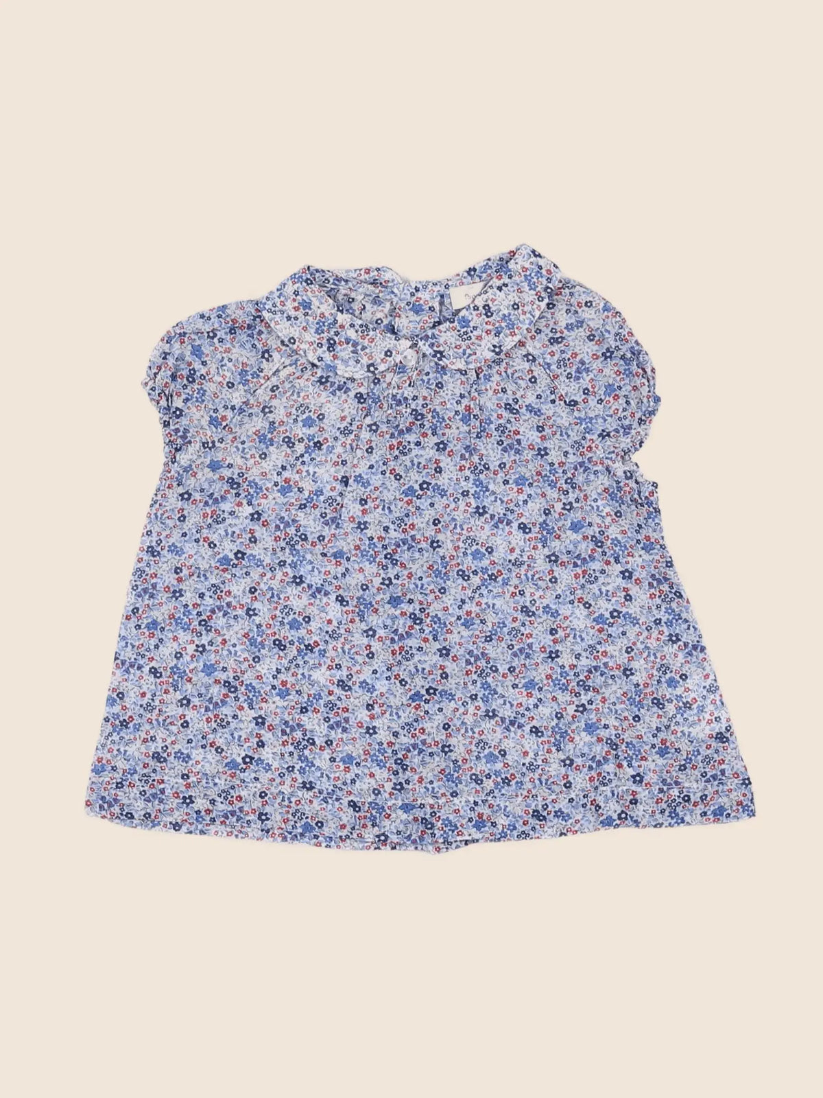 Boutchou - blouse multicolore - 6 mois