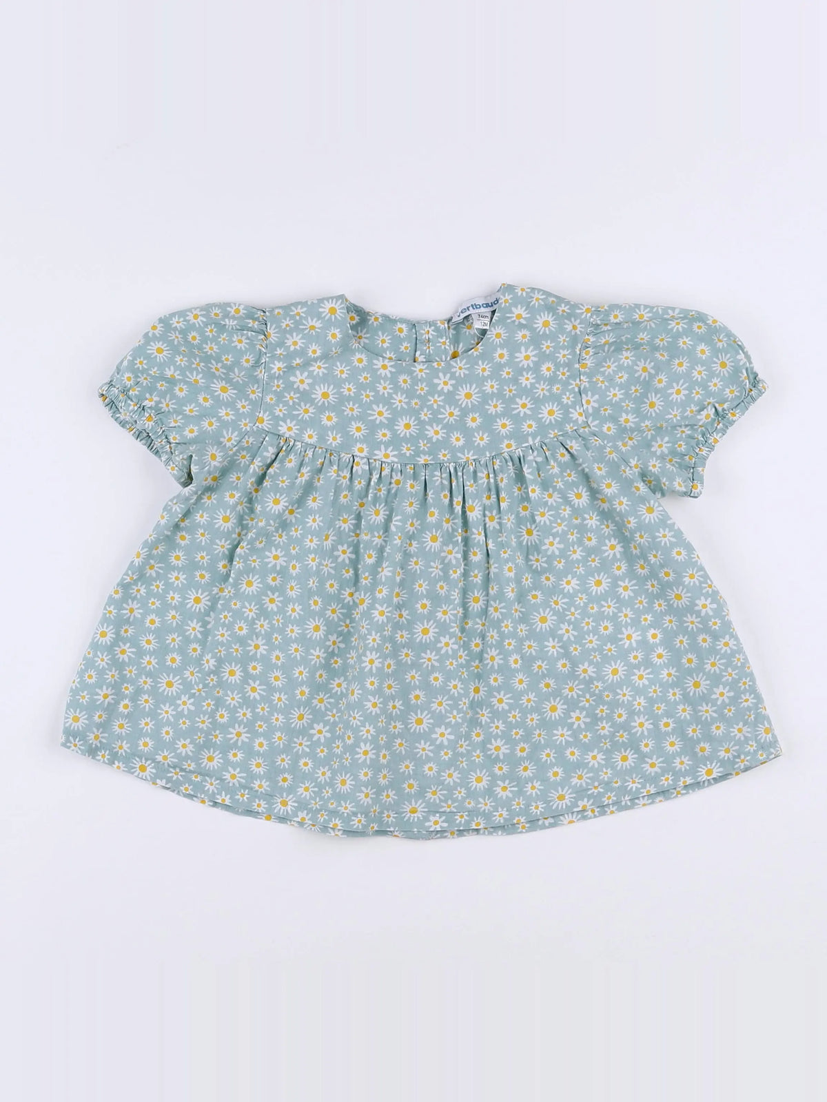 Vertbaudet - blouse blanc - 12 mois