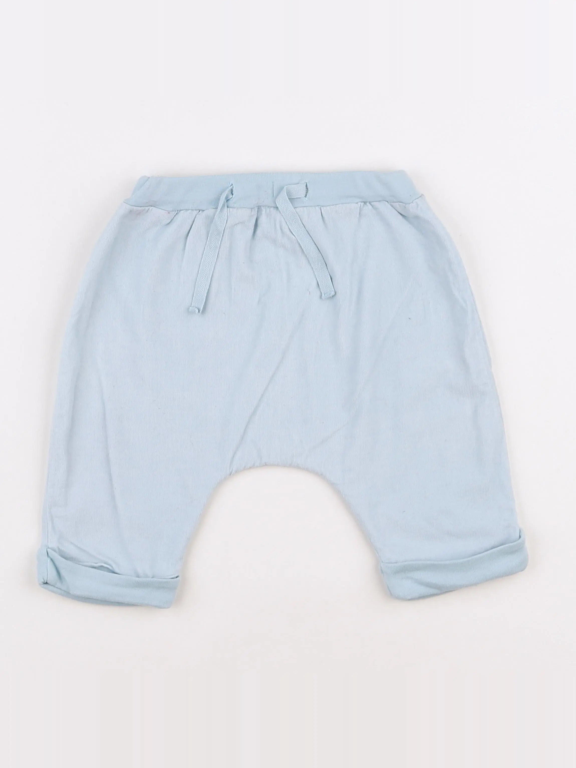 Petit Bateau - sarouel bleu - 3 mois