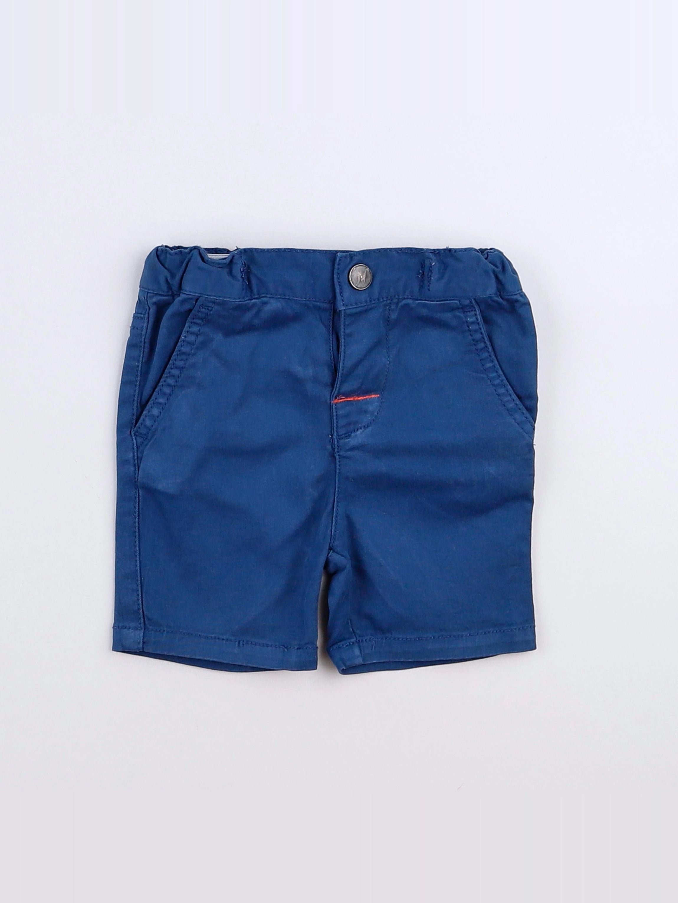 Noukie's - short bleu - 6 mois