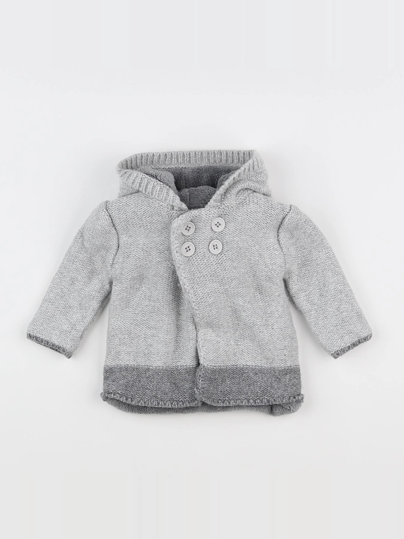 Noukie's - gilet gris - 6 mois