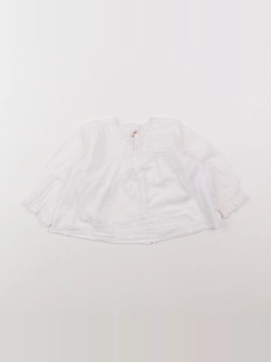 Bonpoint - blouse blanc - 12 mois