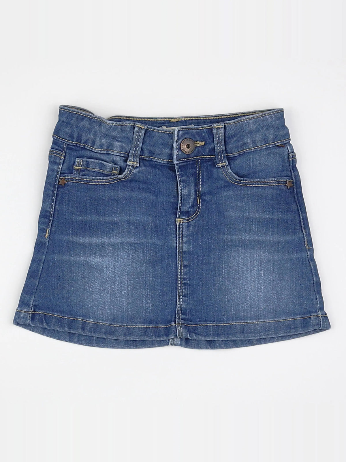 Vertbaudet - jupe bleu - 4 ans