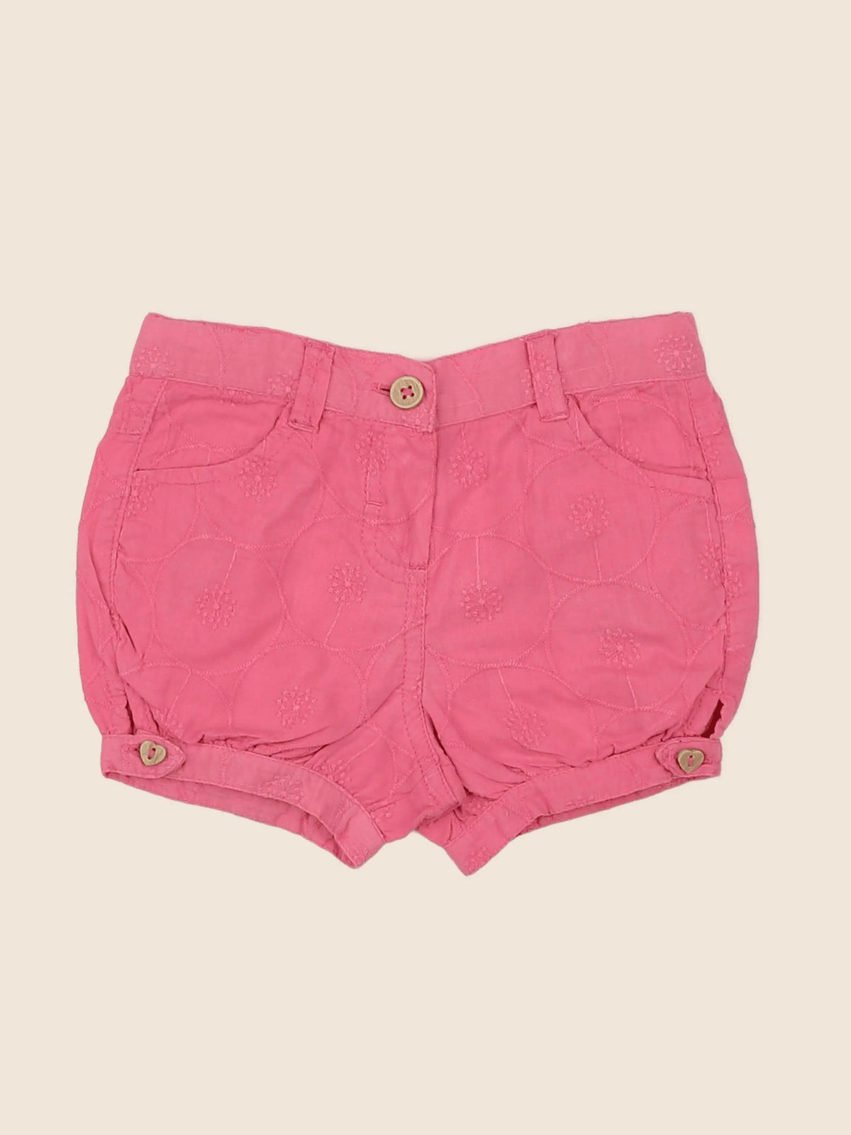 Tape à l'oeil - short rose - 12 mois