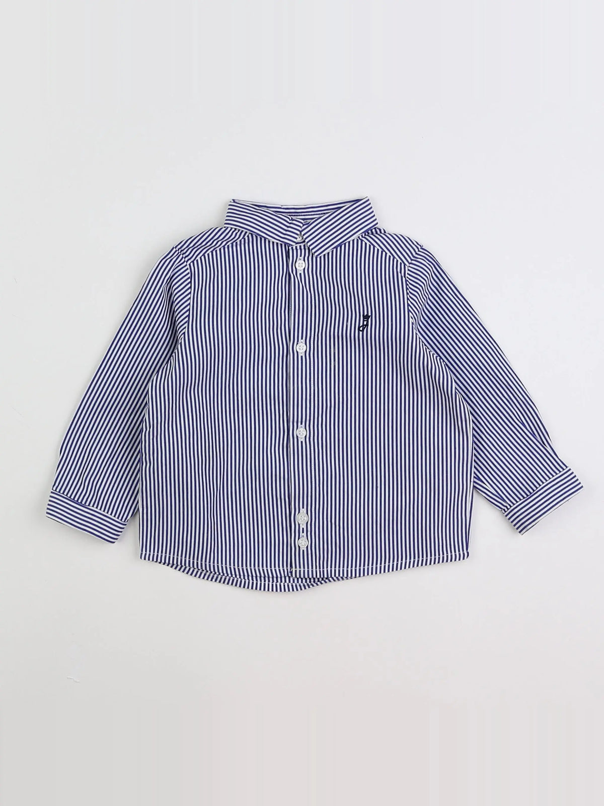 Jacadi - chemise bleu - 12 mois