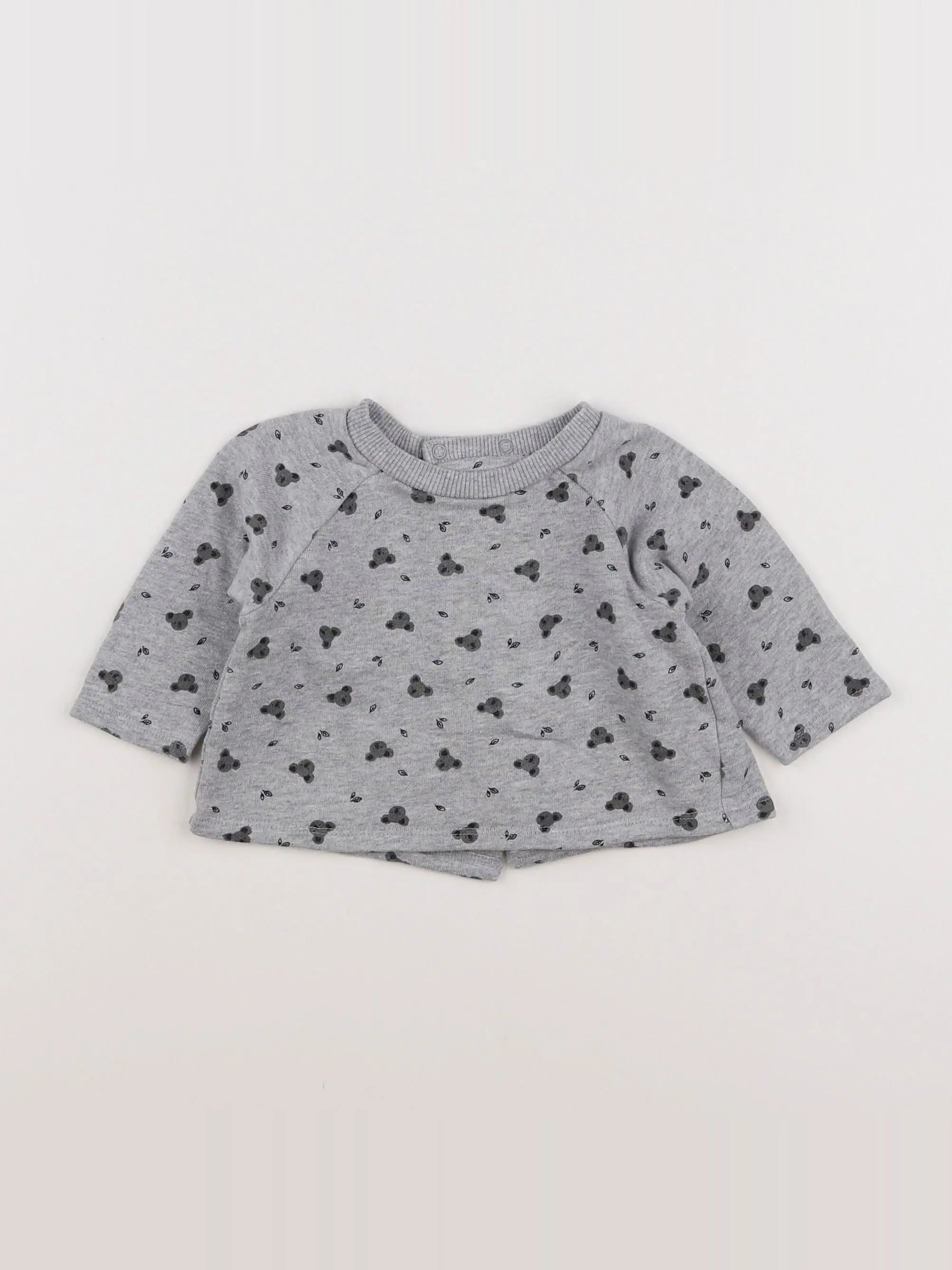 Boutchou - sweat gris - 6 mois