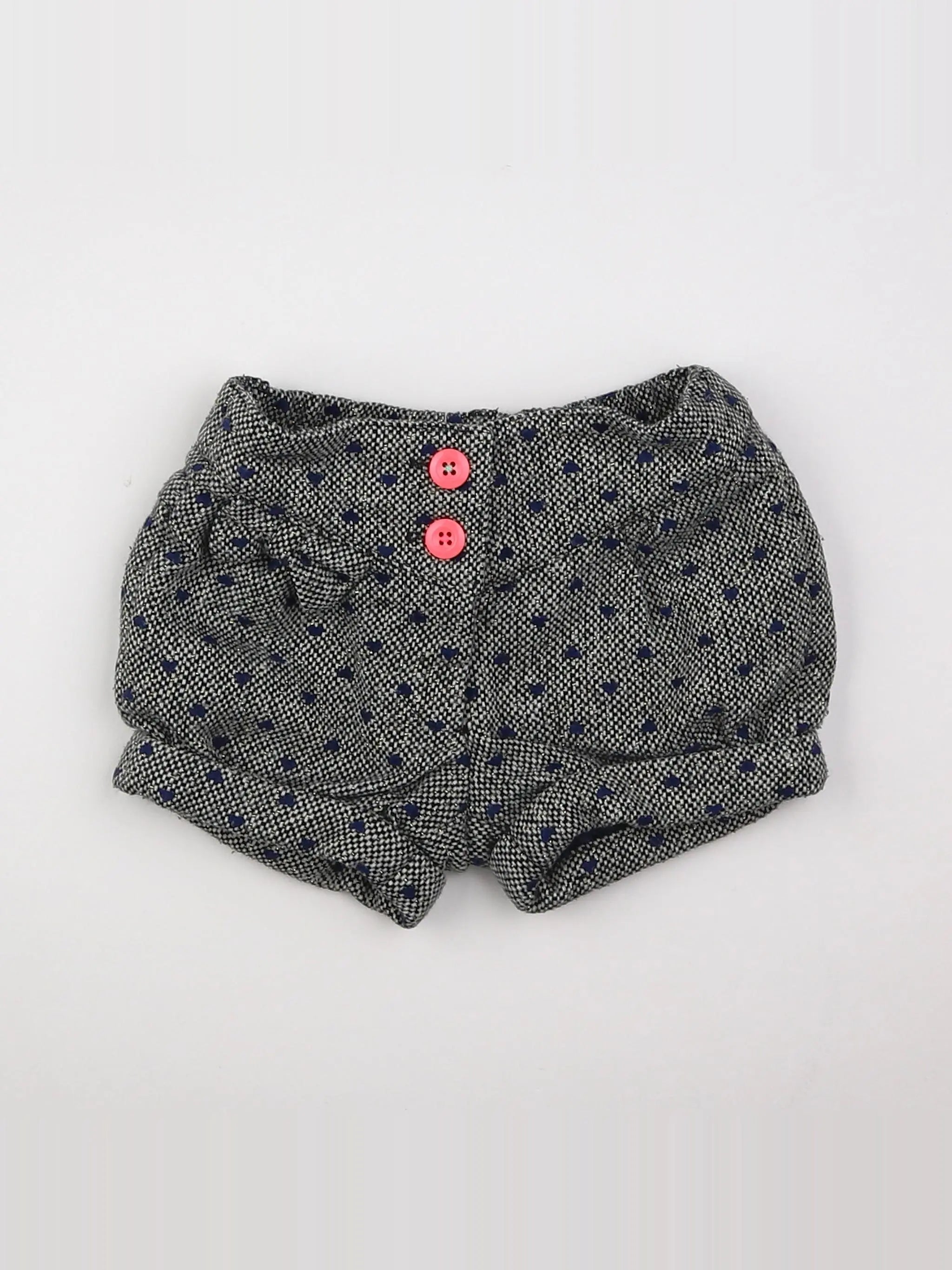 Billie Blush - short gris, or - 12 mois