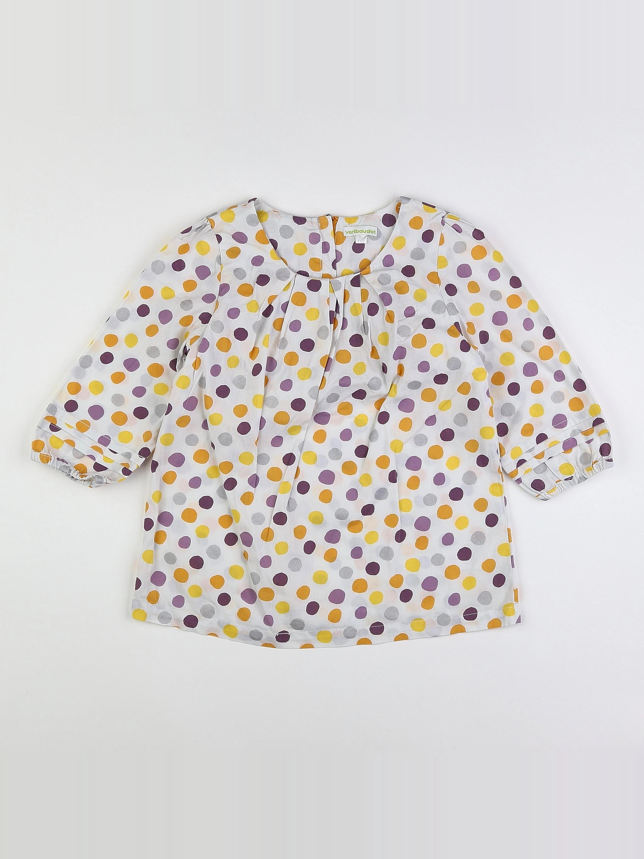 Vertbaudet - blouse multicolore - 8 ans