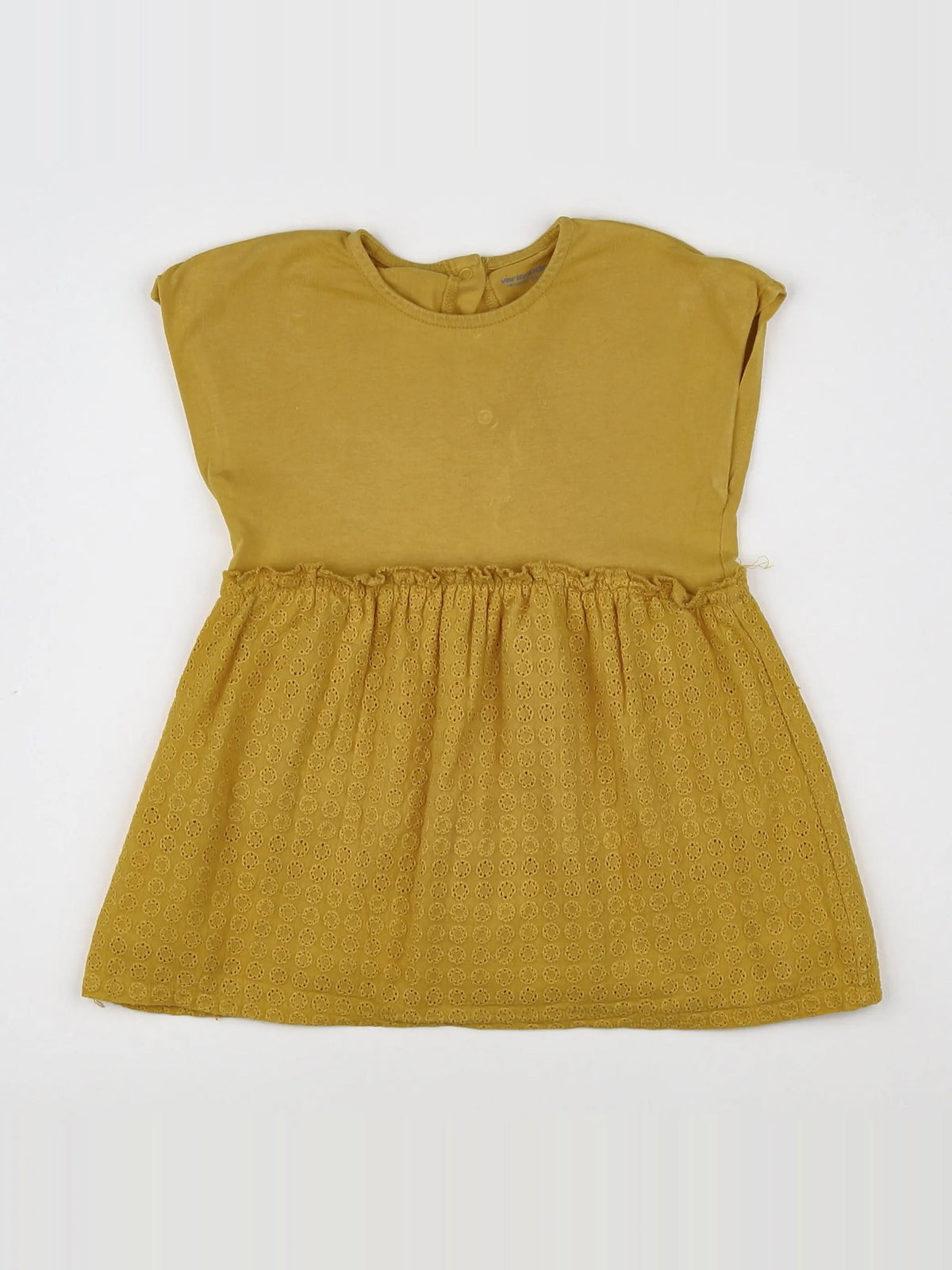 Vertbaudet - robe jaune - 18 mois