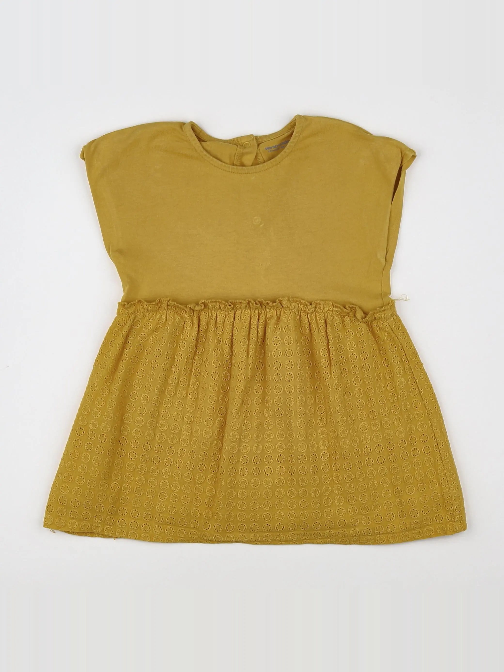 Vertbaudet - robe jaune - 18 mois