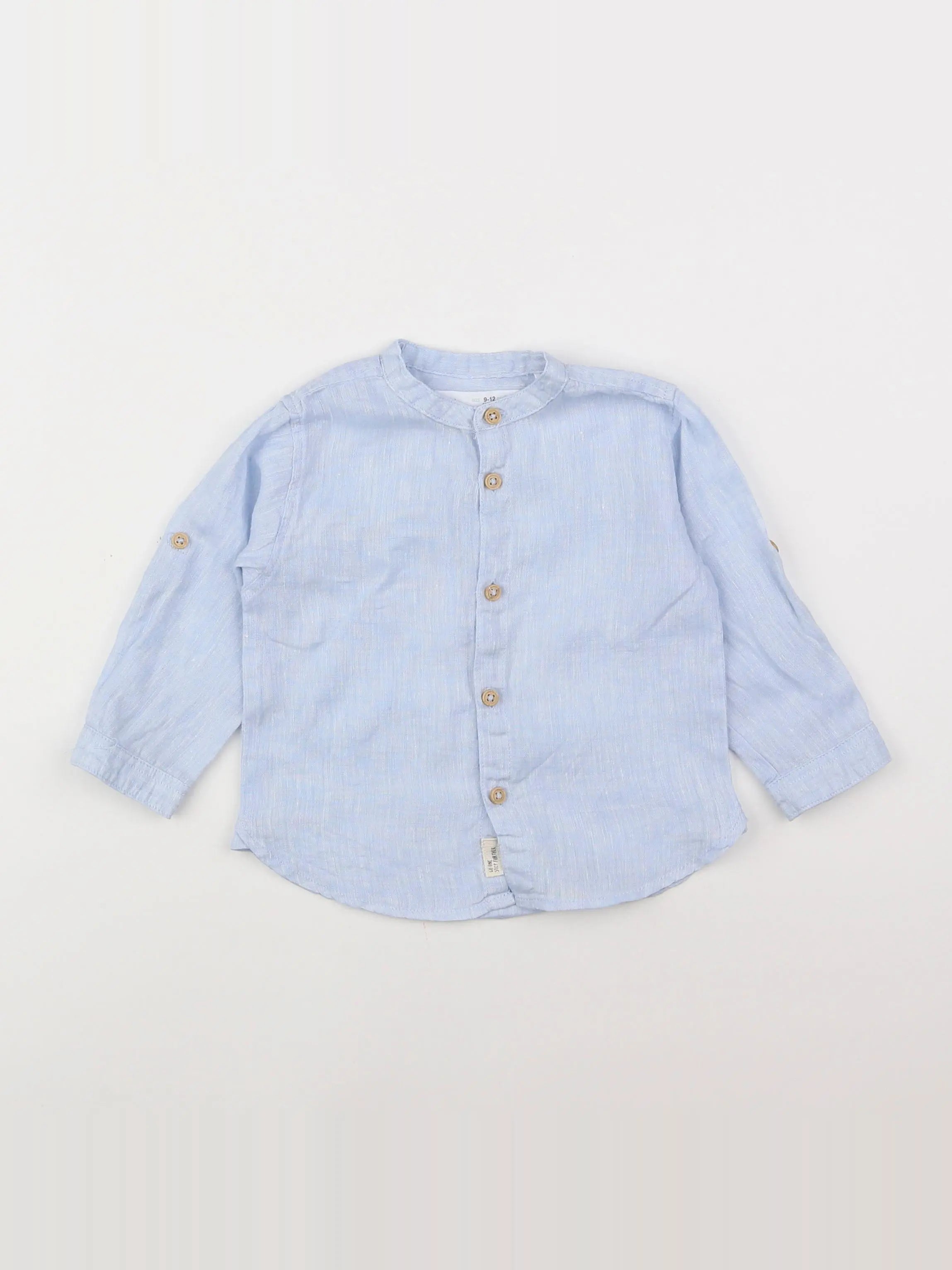 Zara - chemise bleu - 9/12 mois