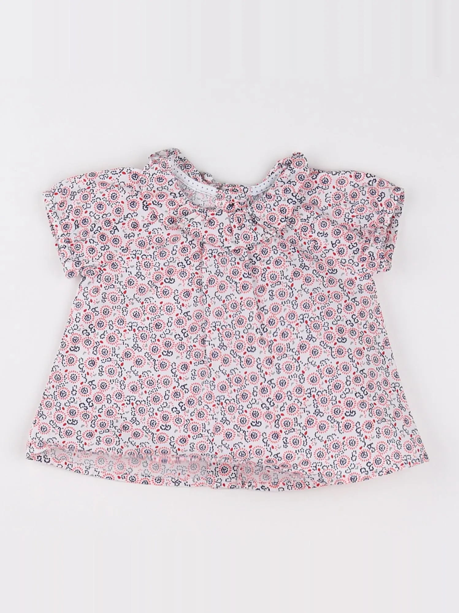 Petit Bateau - blouse blanc - 3 mois